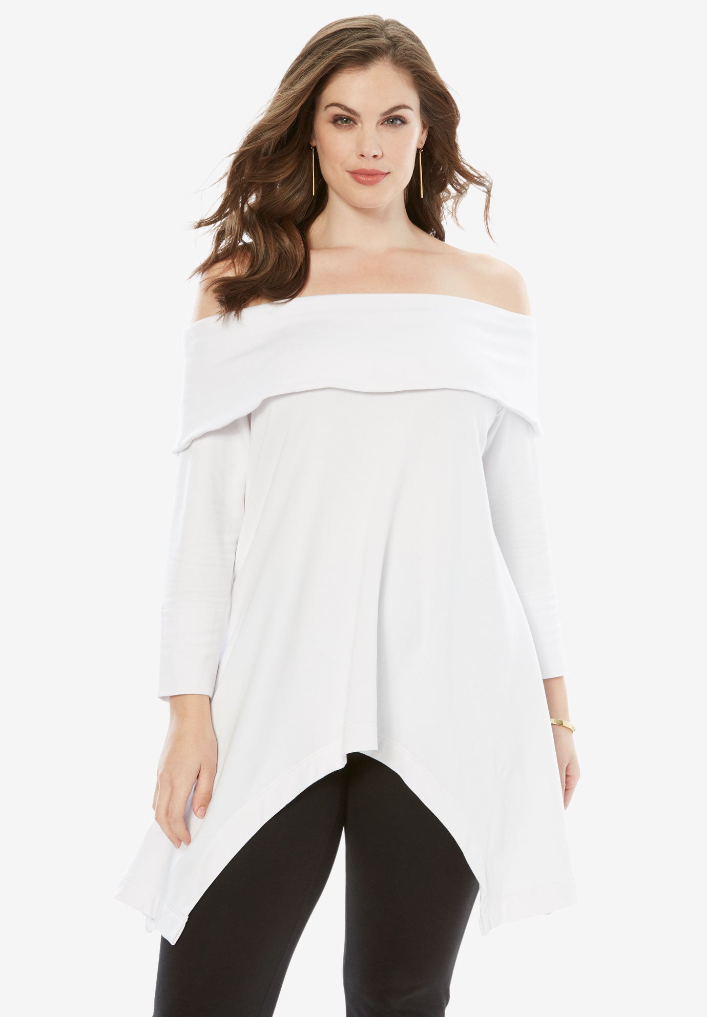 reebok french terry tunic