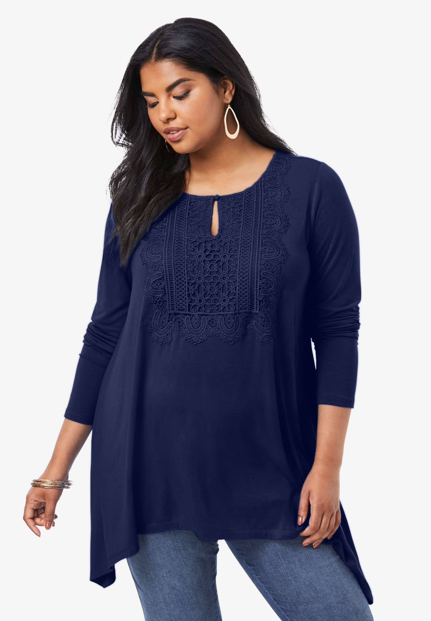 Lace-Front Ultra Femme Tunic, 