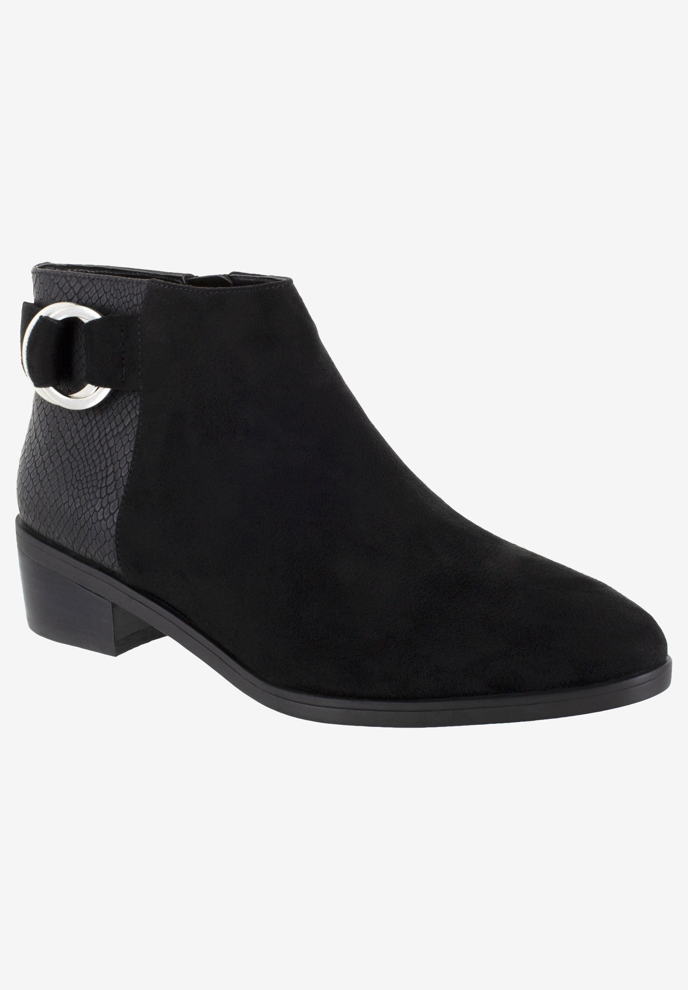 henley chill suede & shearling combat boots