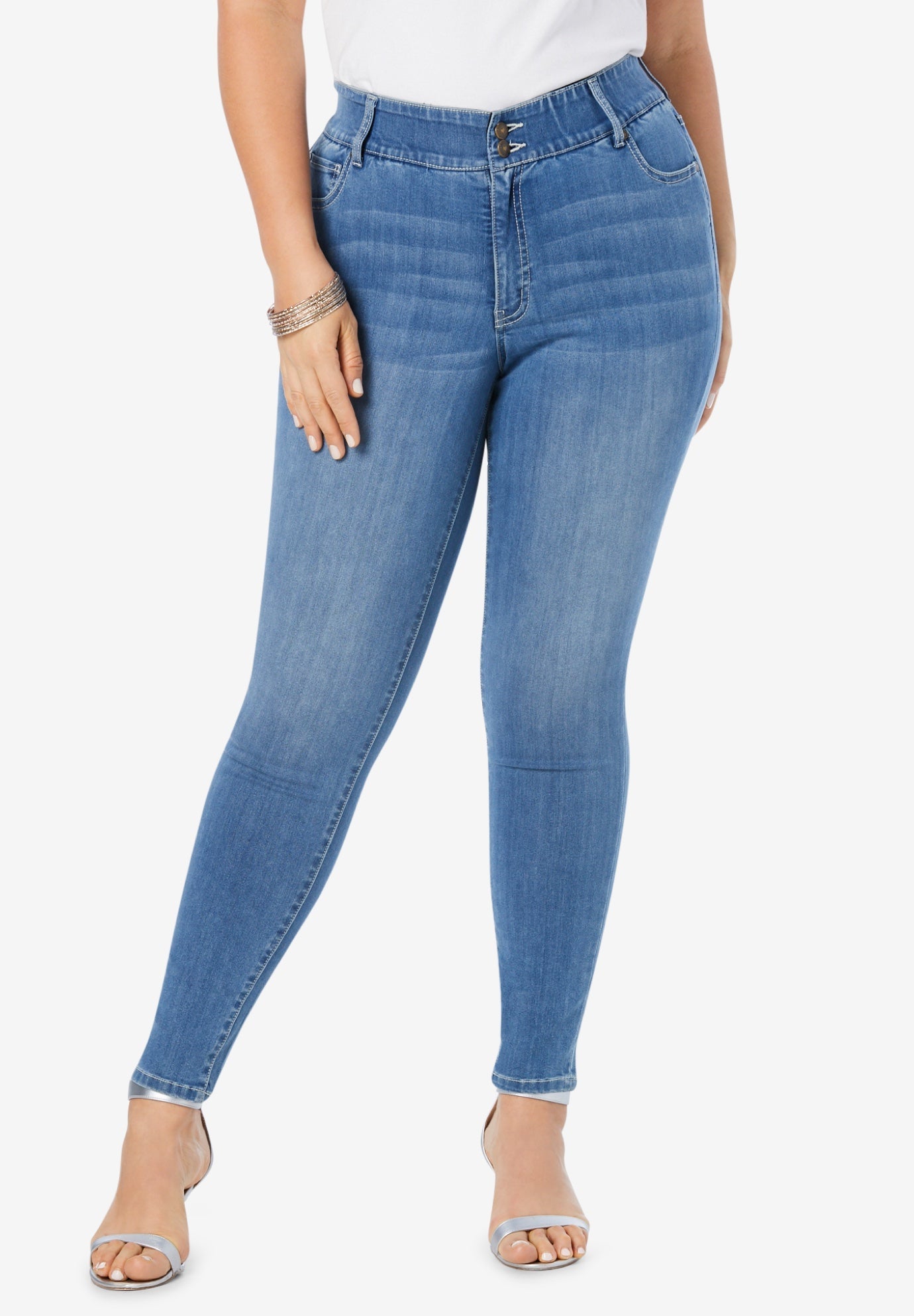 The SkinnyLeg Curvy Jean by Denim 24/7® Fullbeauty Outlet