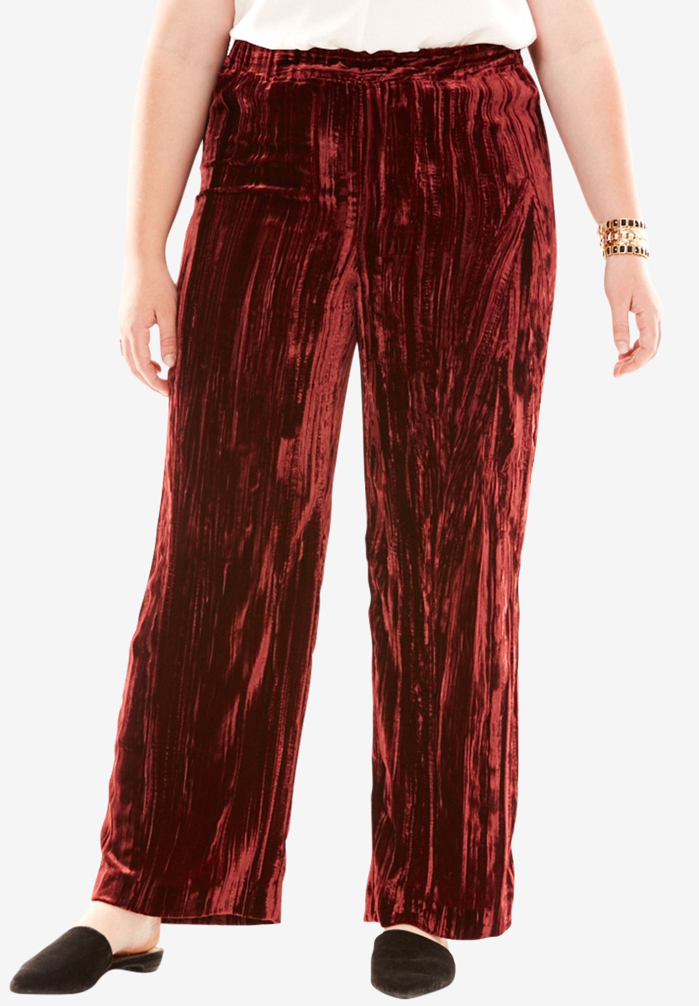 silver velvet pants
