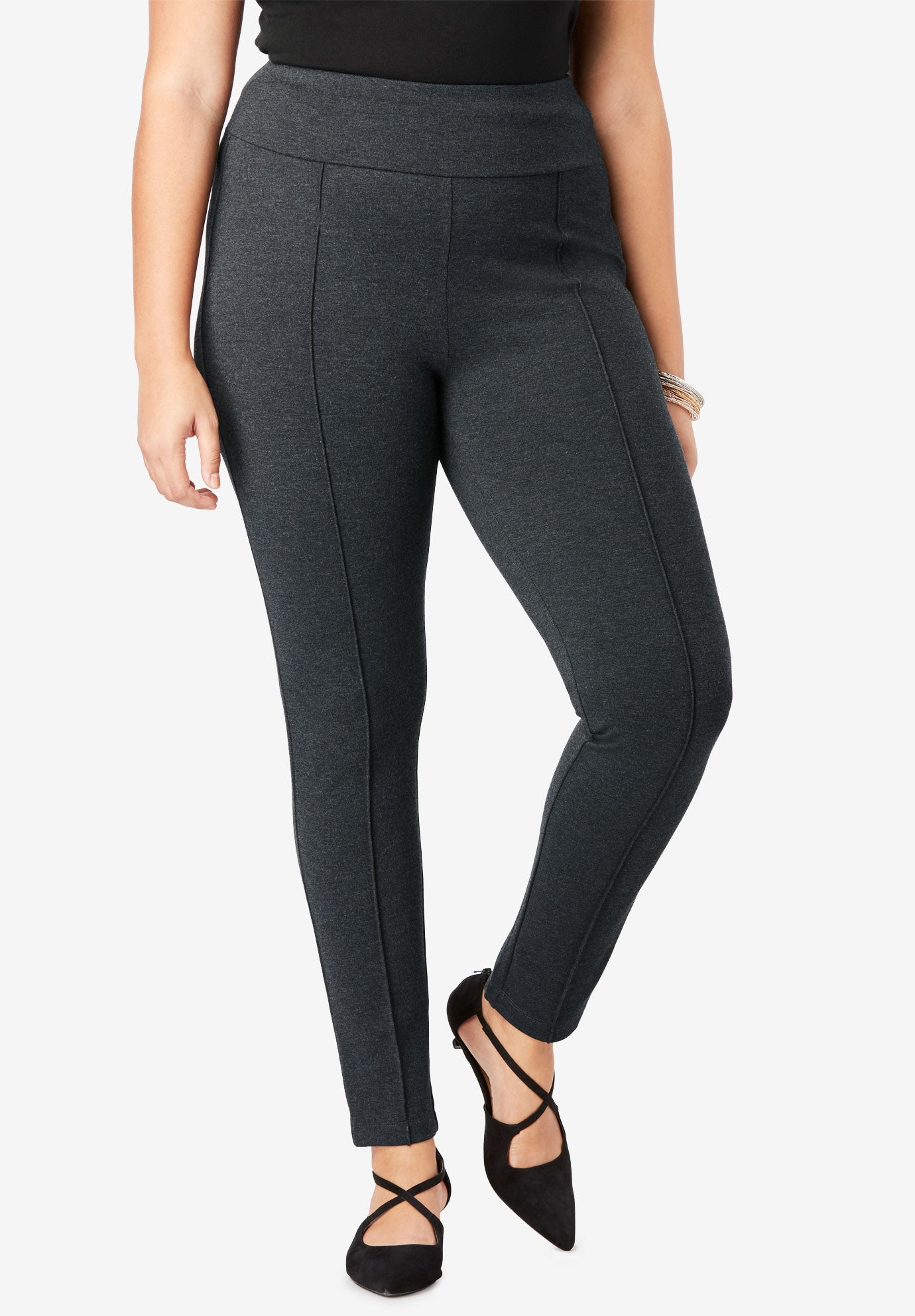 Ultimate Ponte Seamed Legging Plus Size Pants Full Beauty
