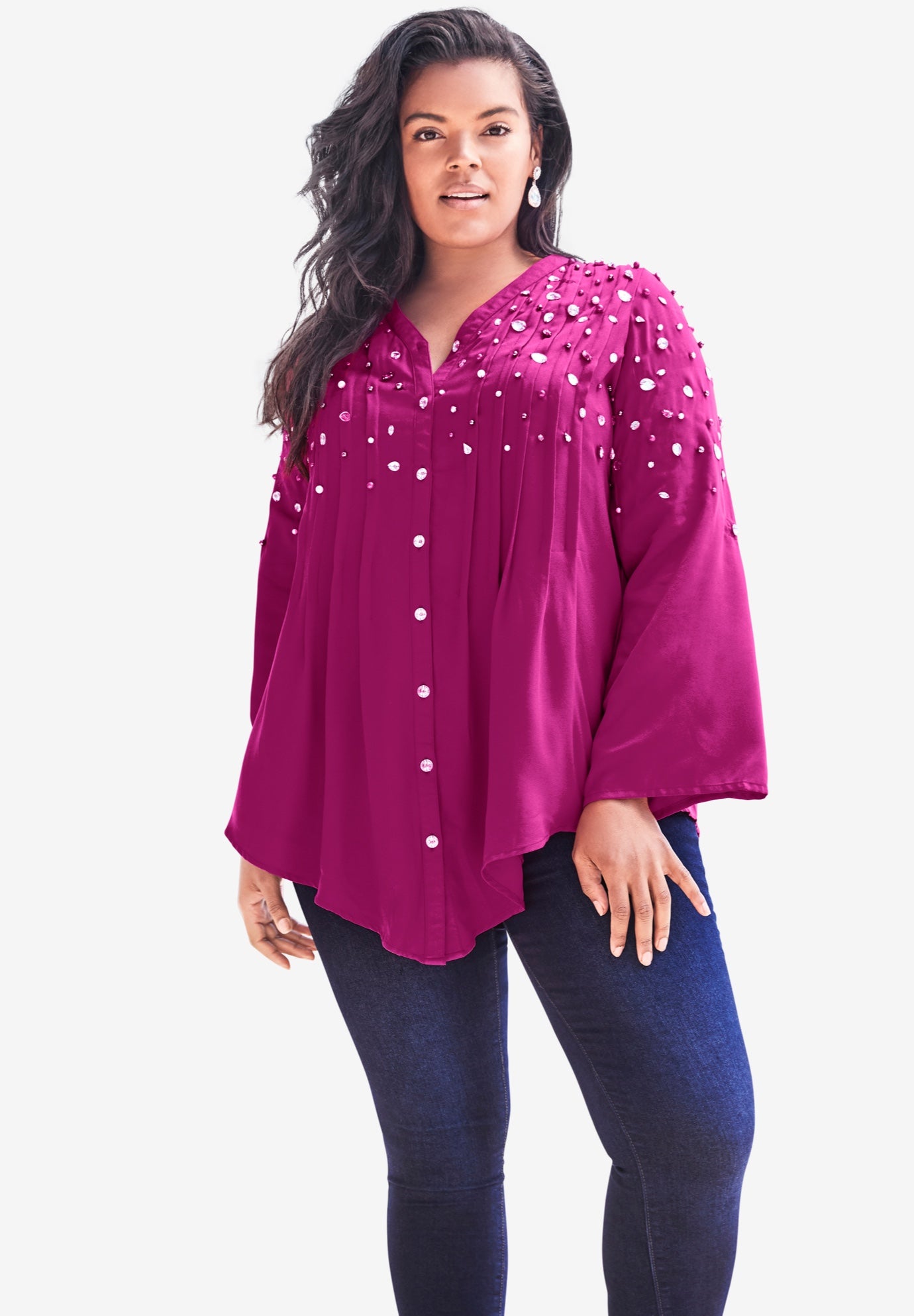 plus size maxi tunic