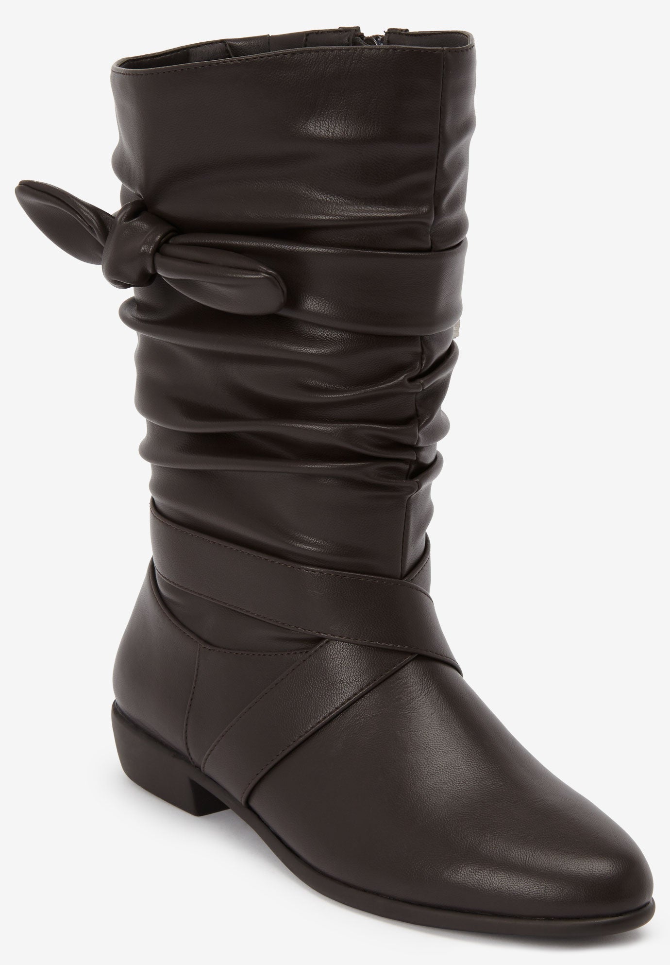 The Heather Wide Calf Boot by Comfortview®| Plus Size Mid-Calf Boots ...