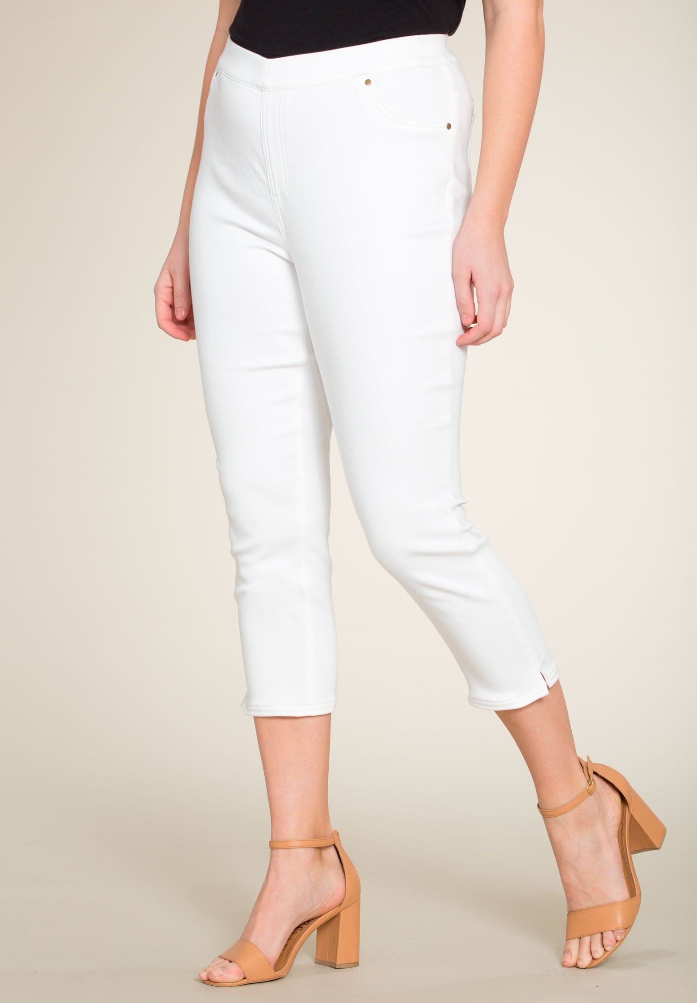 cropped stretch jeggings
