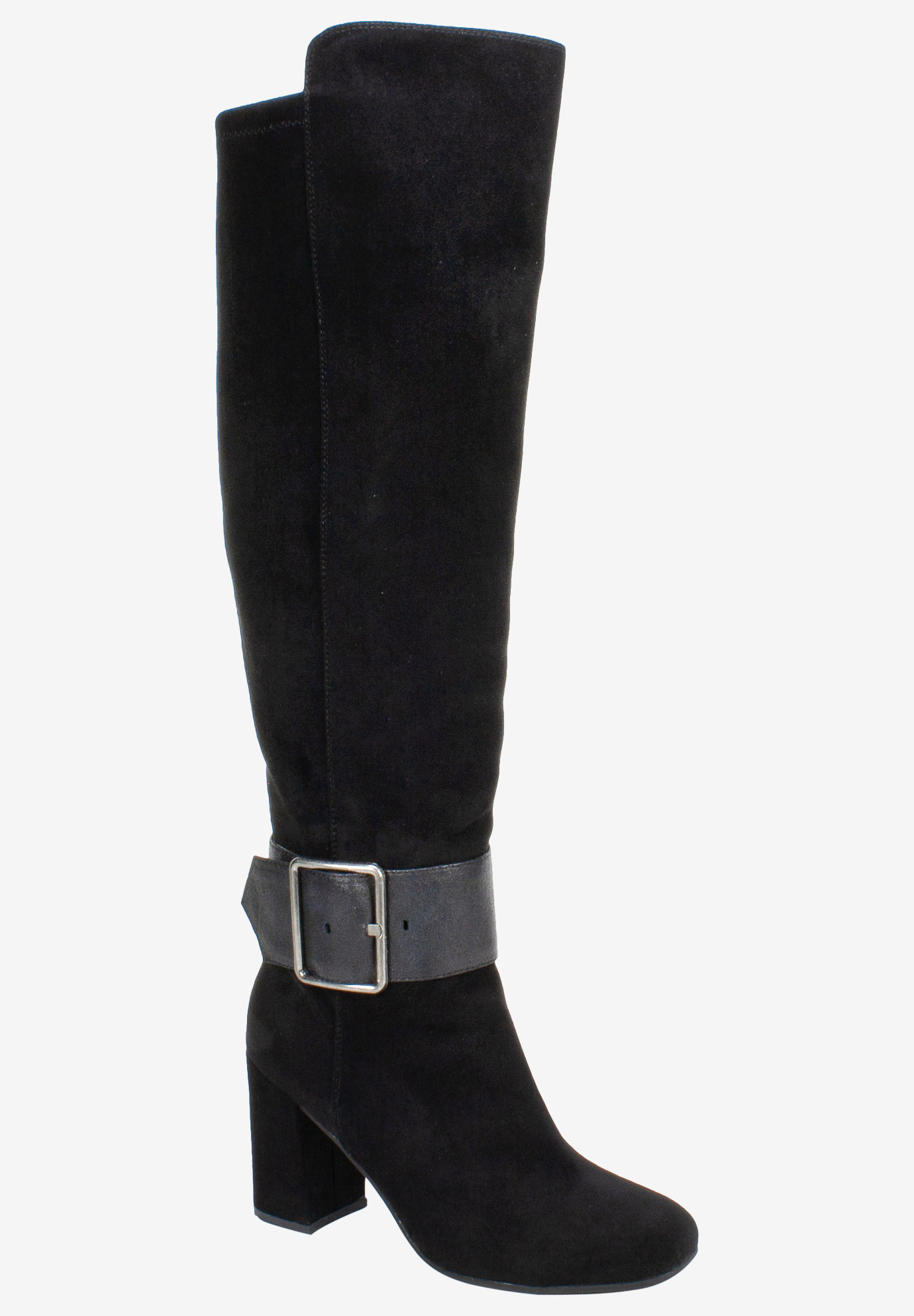 Katrina Knee-High Boot by White Mountain| Plus Size Regular Calf Boots ...