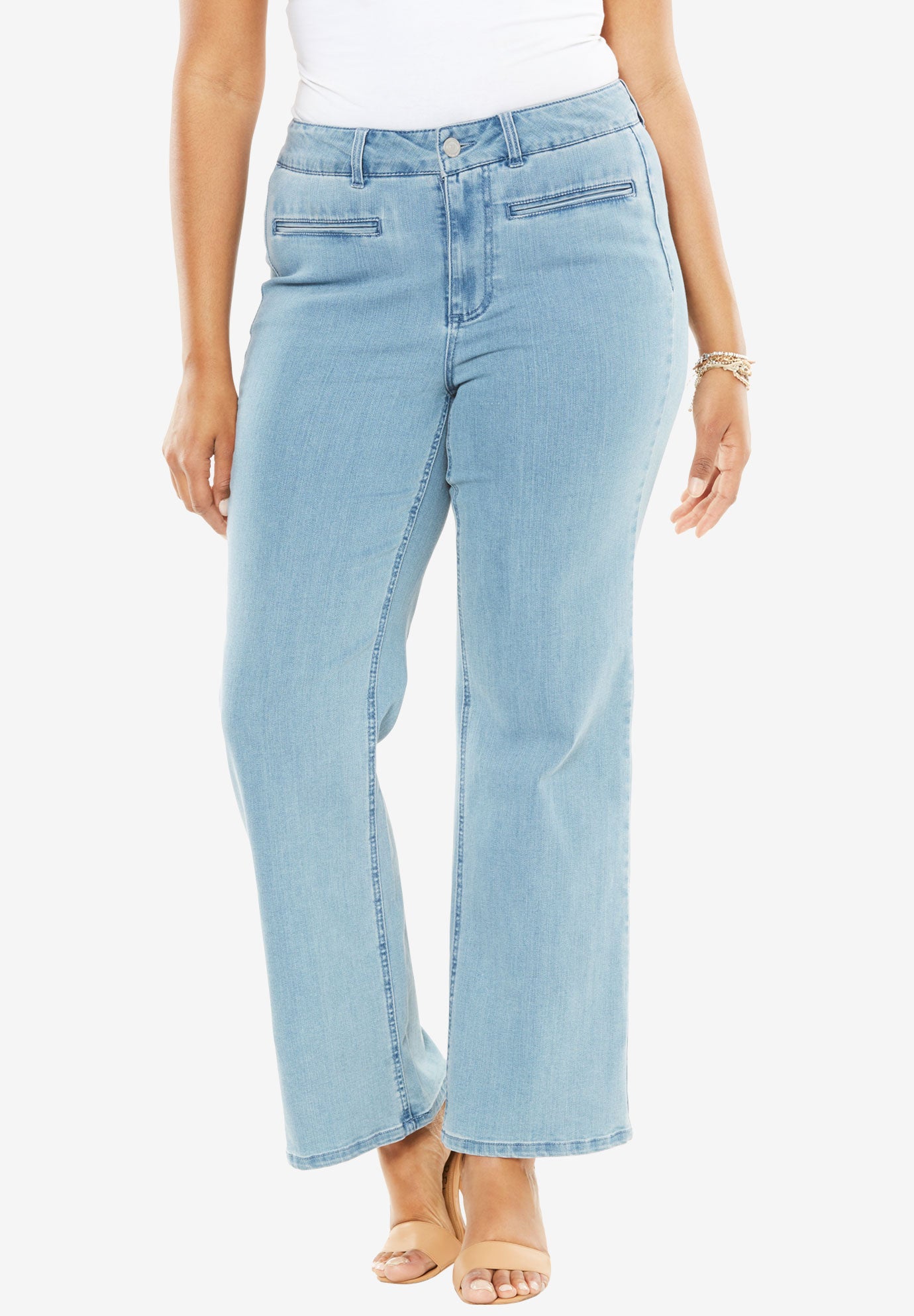wide leg jeans size 24