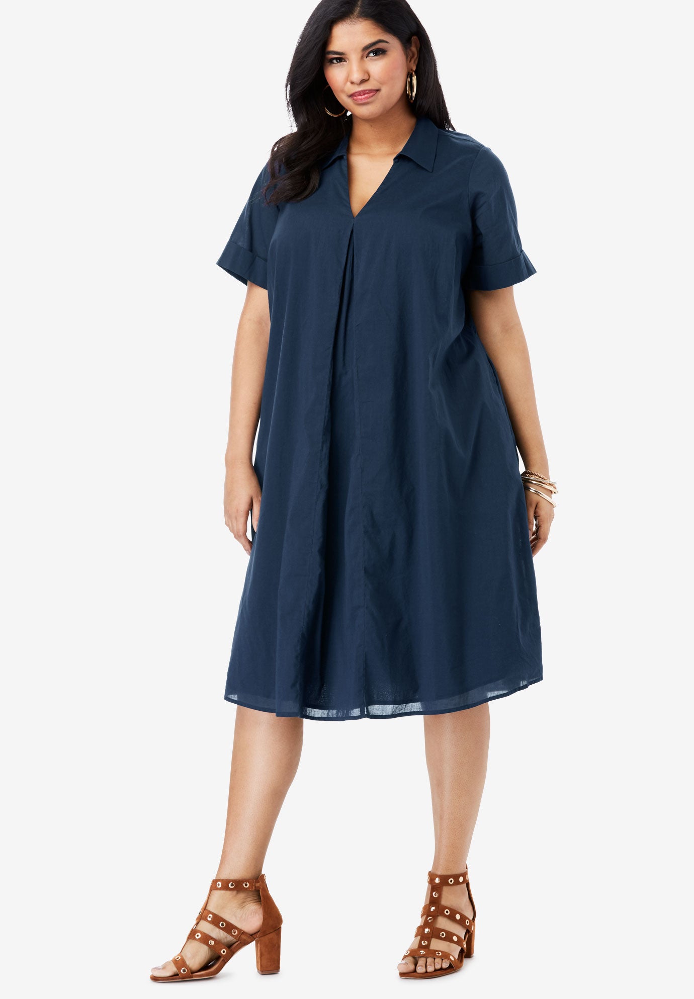 Trapeze Dress Plus Size Casual Dresses Full Beauty