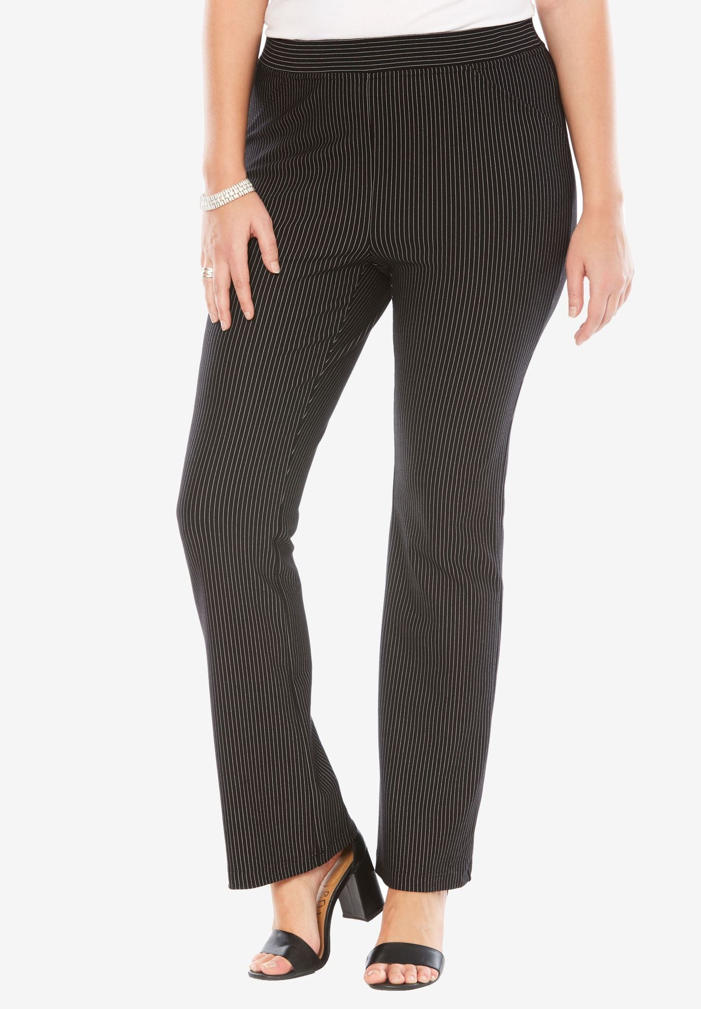 Bootcut Ponte Pant Plus Size Pants Full Beauty