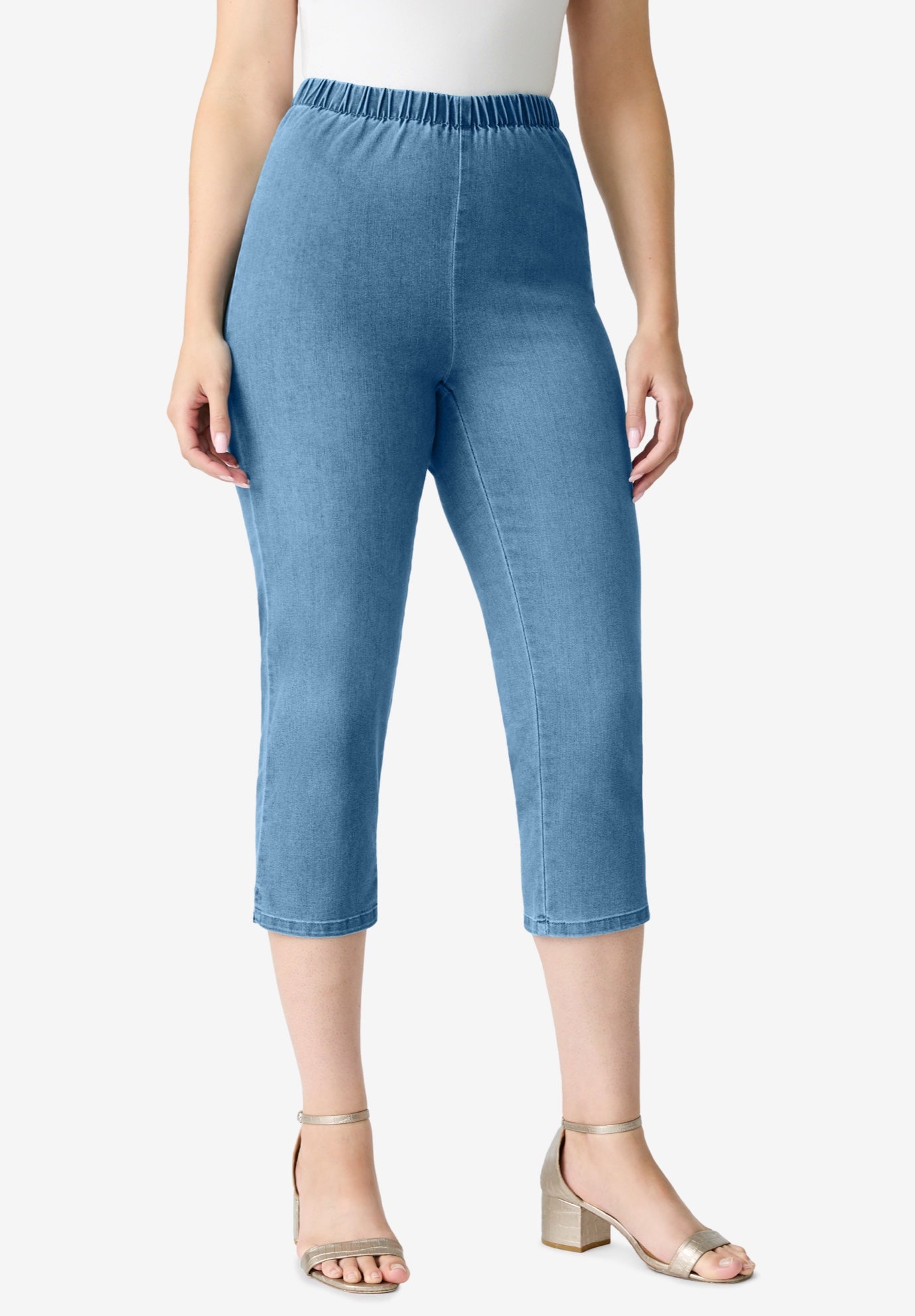 denim capris for women