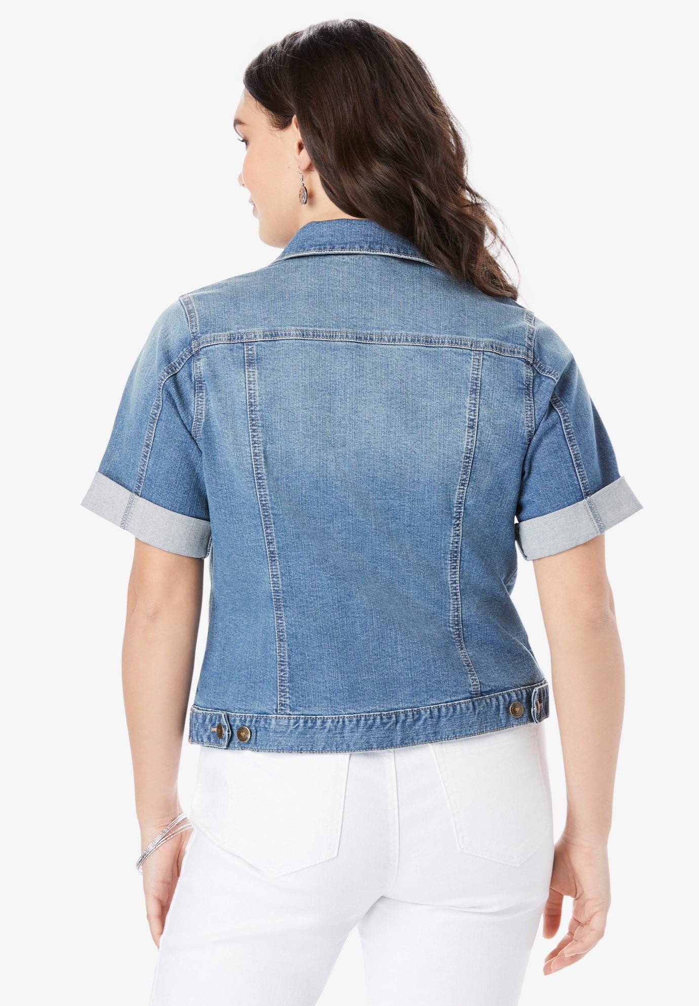 ShortSleeve Denim Jacket Fullbeauty Outlet