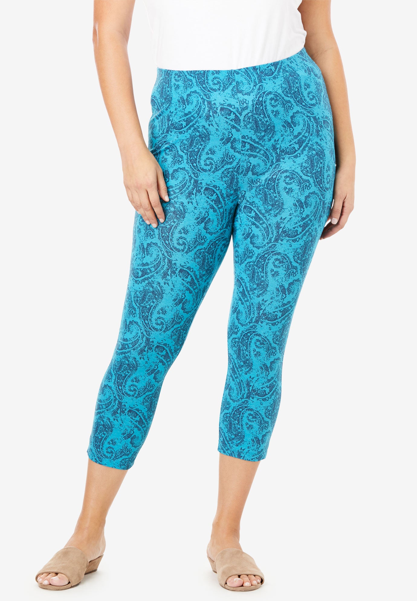 amazon ladies stretch capris