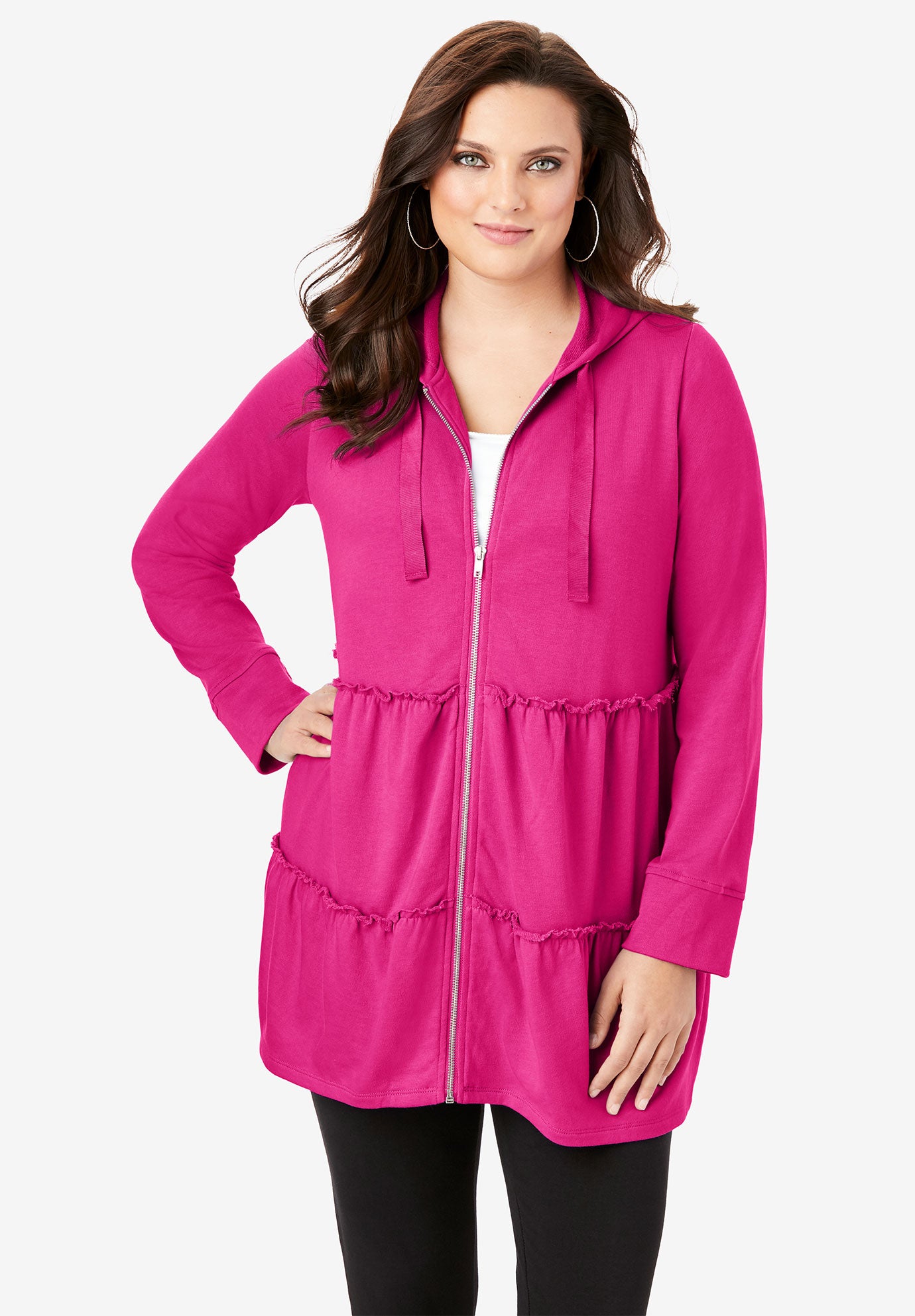 Download Zip-Front Swing Hoodie| Plus Size Sweatshirts & Hoodies ...