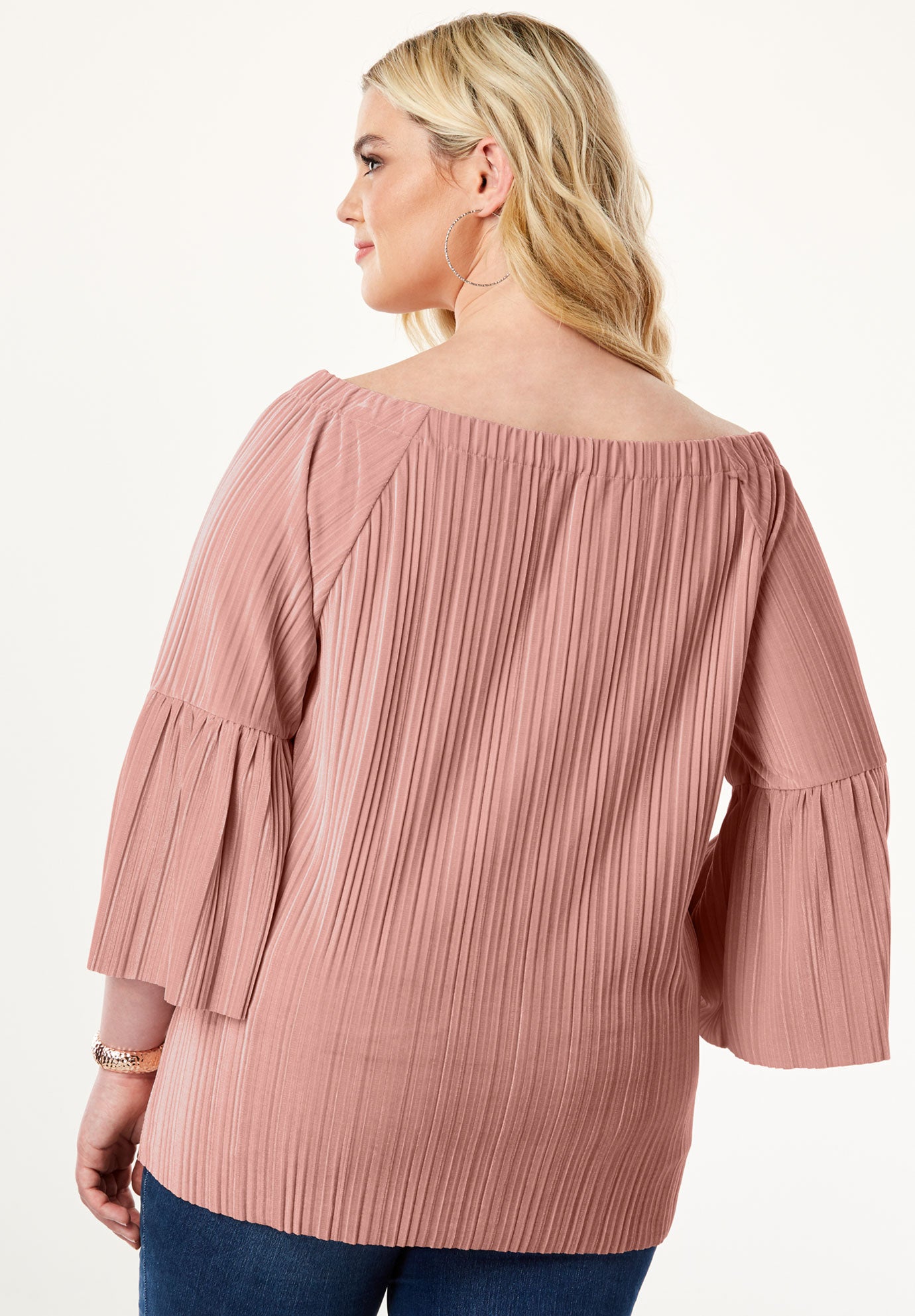 velour off the shoulder top