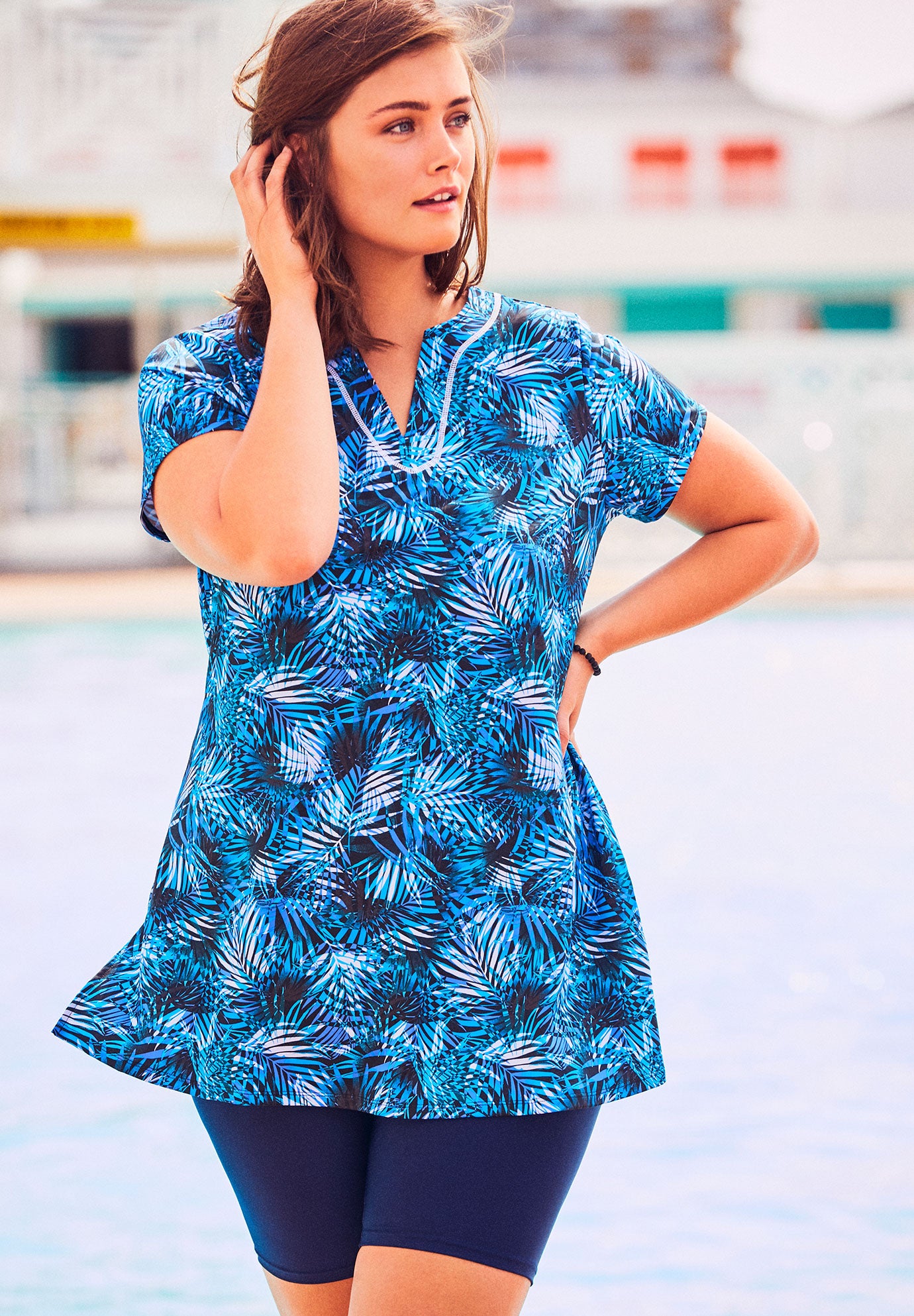 Swim Tunic | Plus Size Swim Separates | Full Beauty