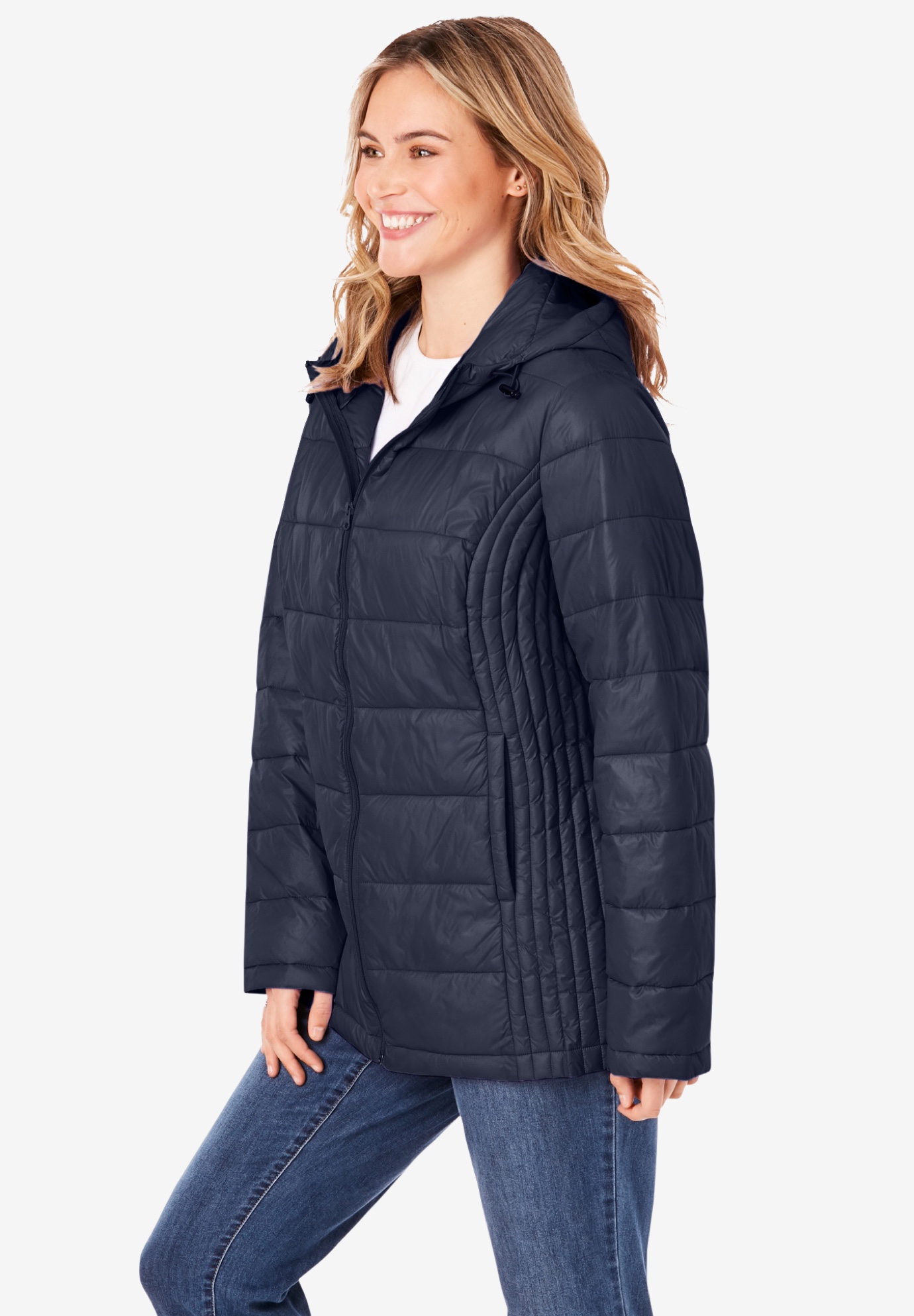 Packable Puffer Jacket| Plus Size Jackets & Blazers | Full Beauty