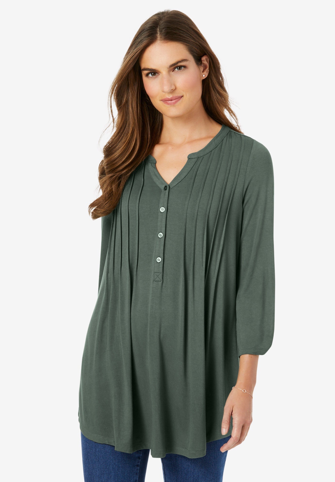 tight henley top