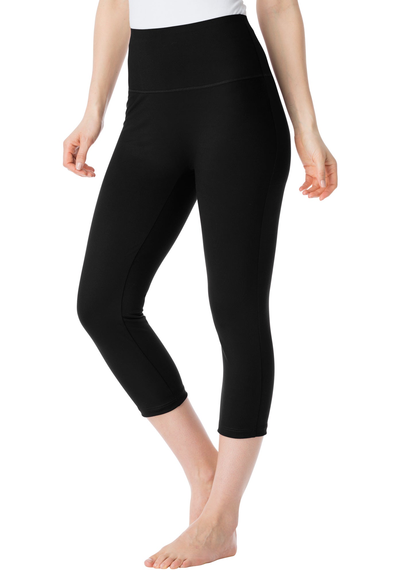 fleece lined capri leggings