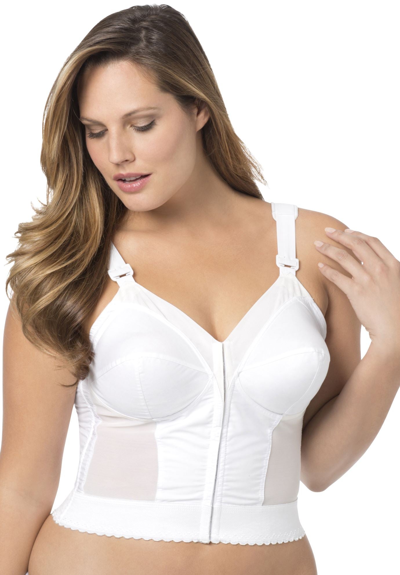 Front Hook Longline Bra from Fully by Exquisite Form® Plus Size