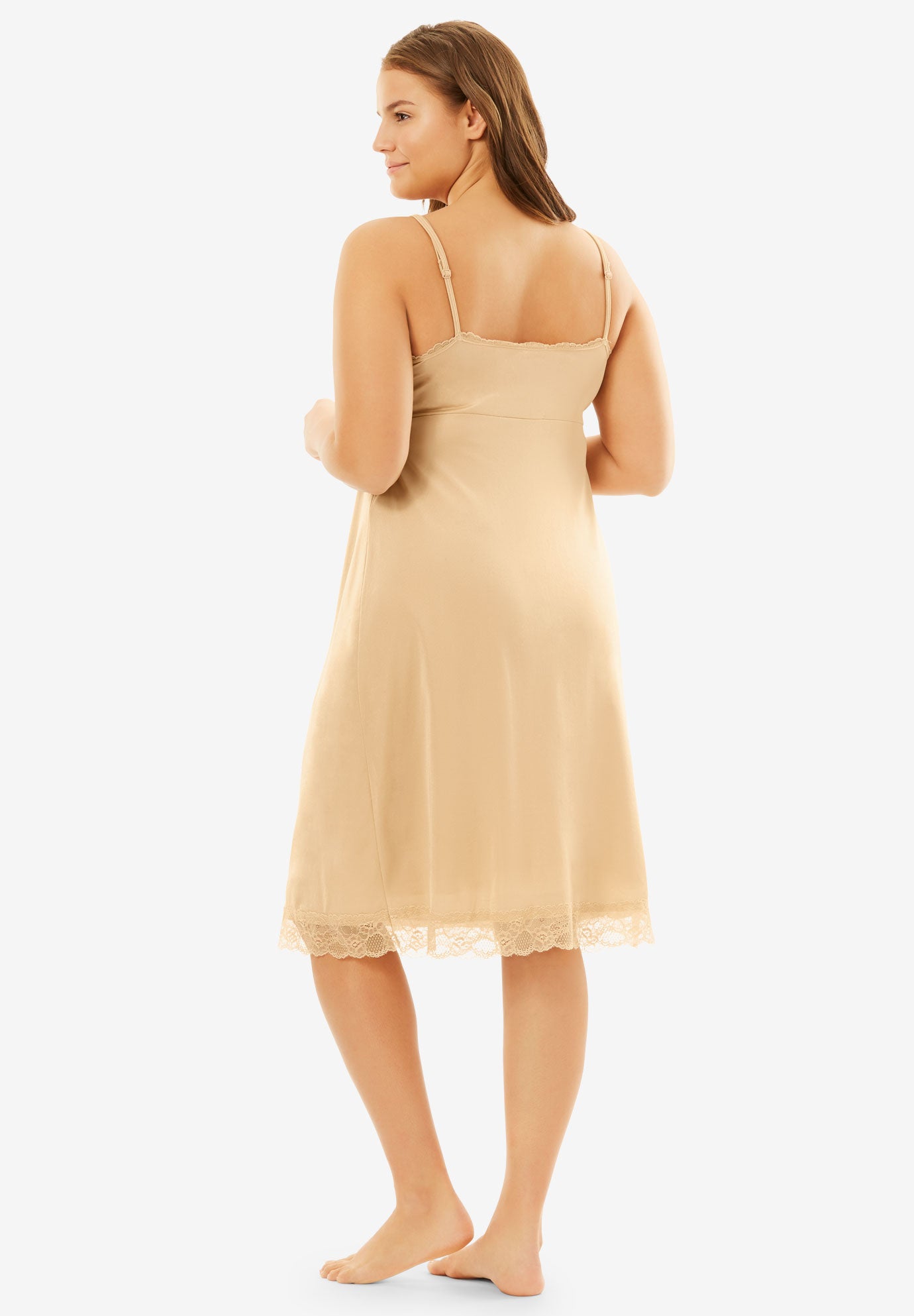 long nude slip