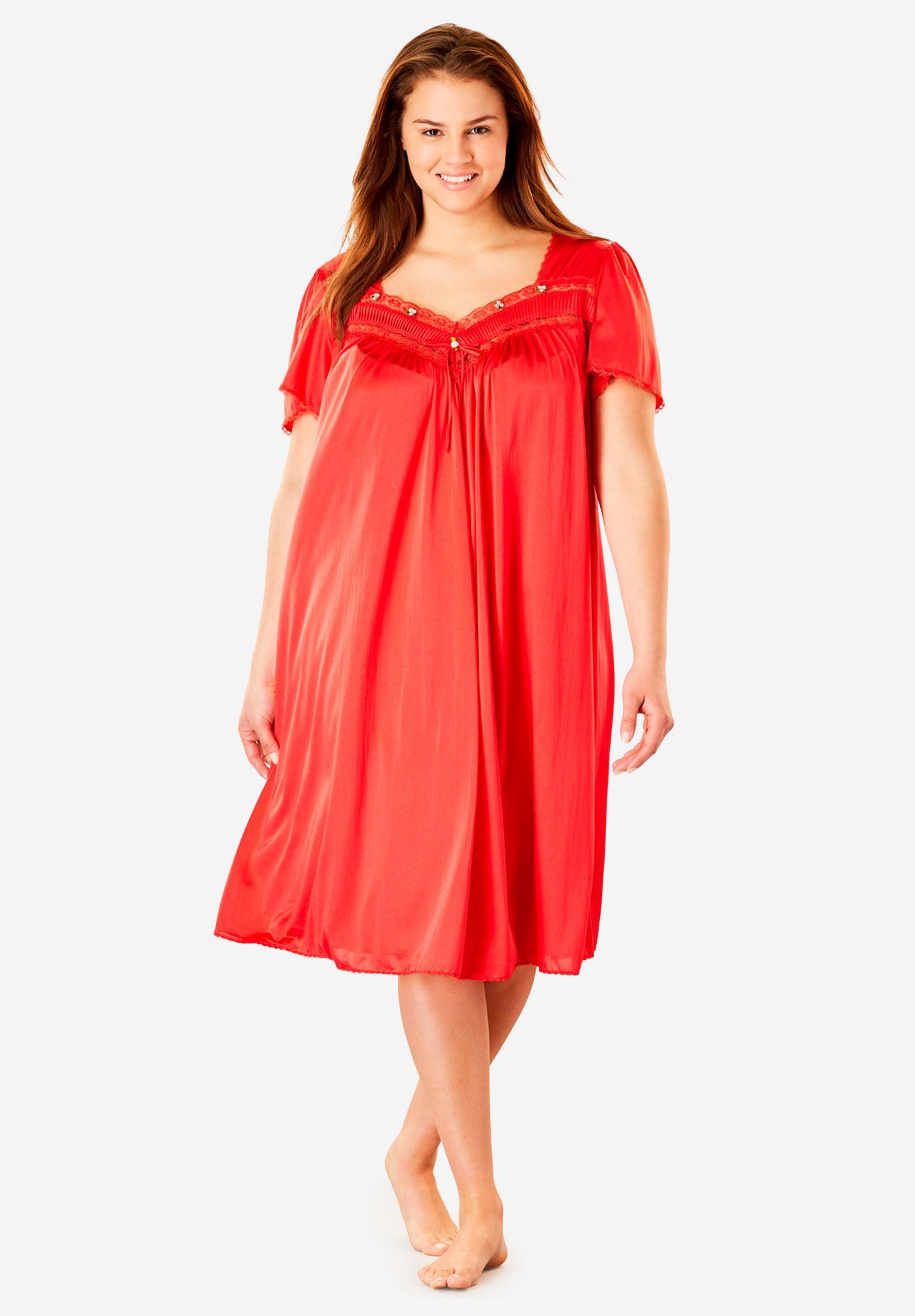 Full-Sweep Nightgown by Only Necessities® | Plus Size Only Necessities ...
