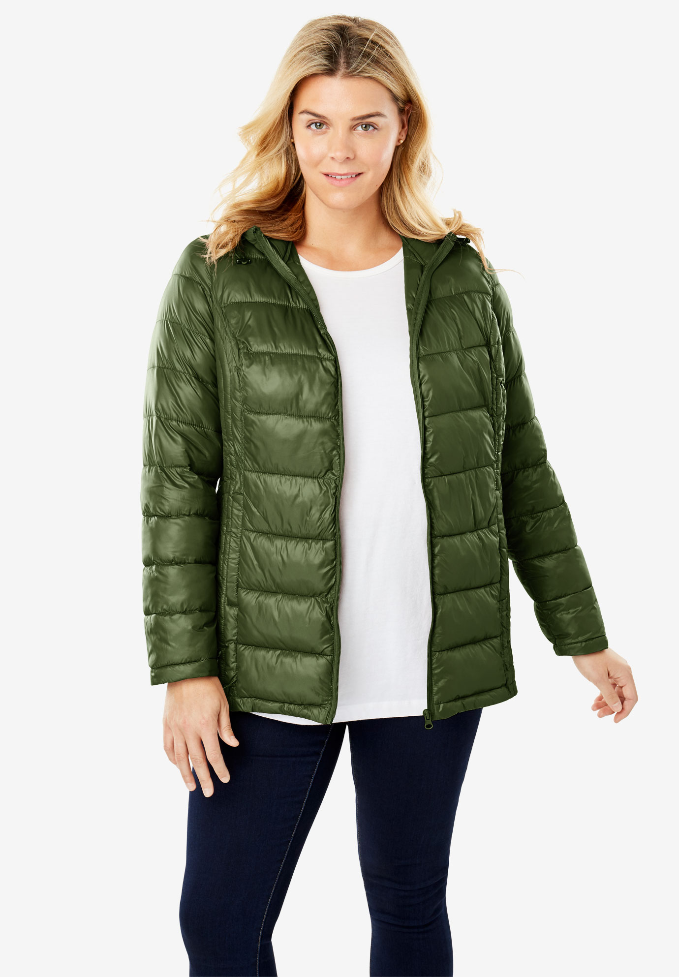 Packable Puffer Jacket | Plus Size Coats | Full Beauty