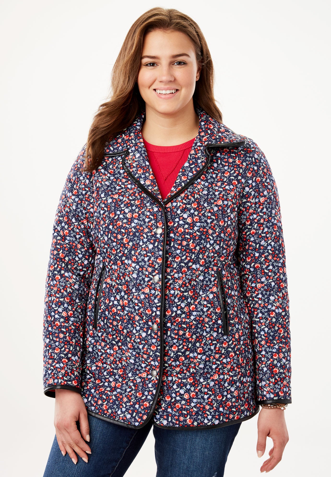 Quilted SnapFront Jacket Fullbeauty Outlet