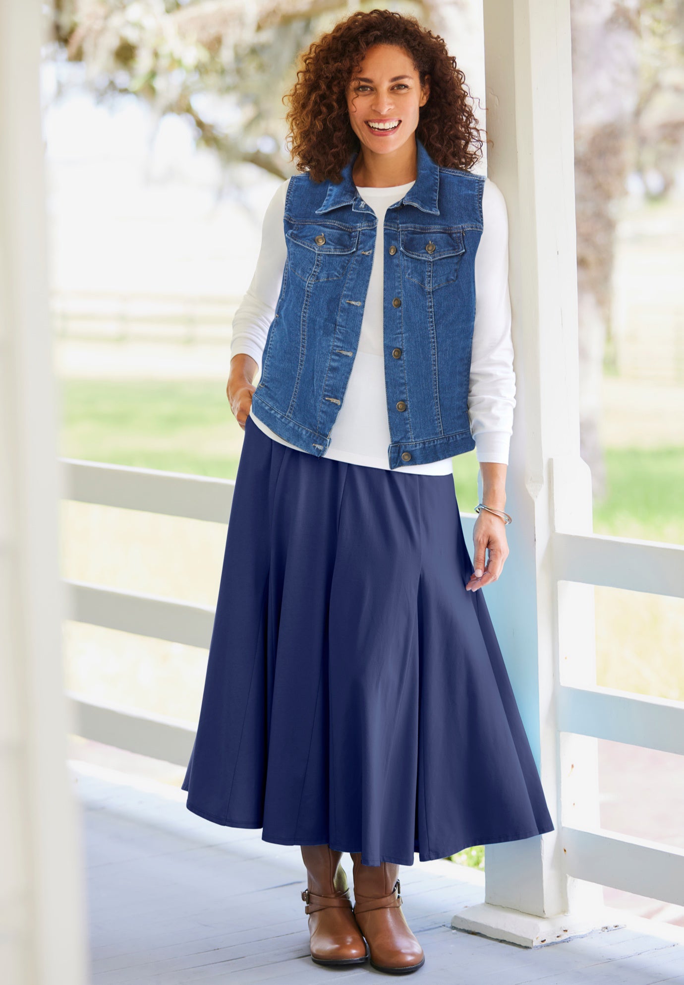 jean vest top