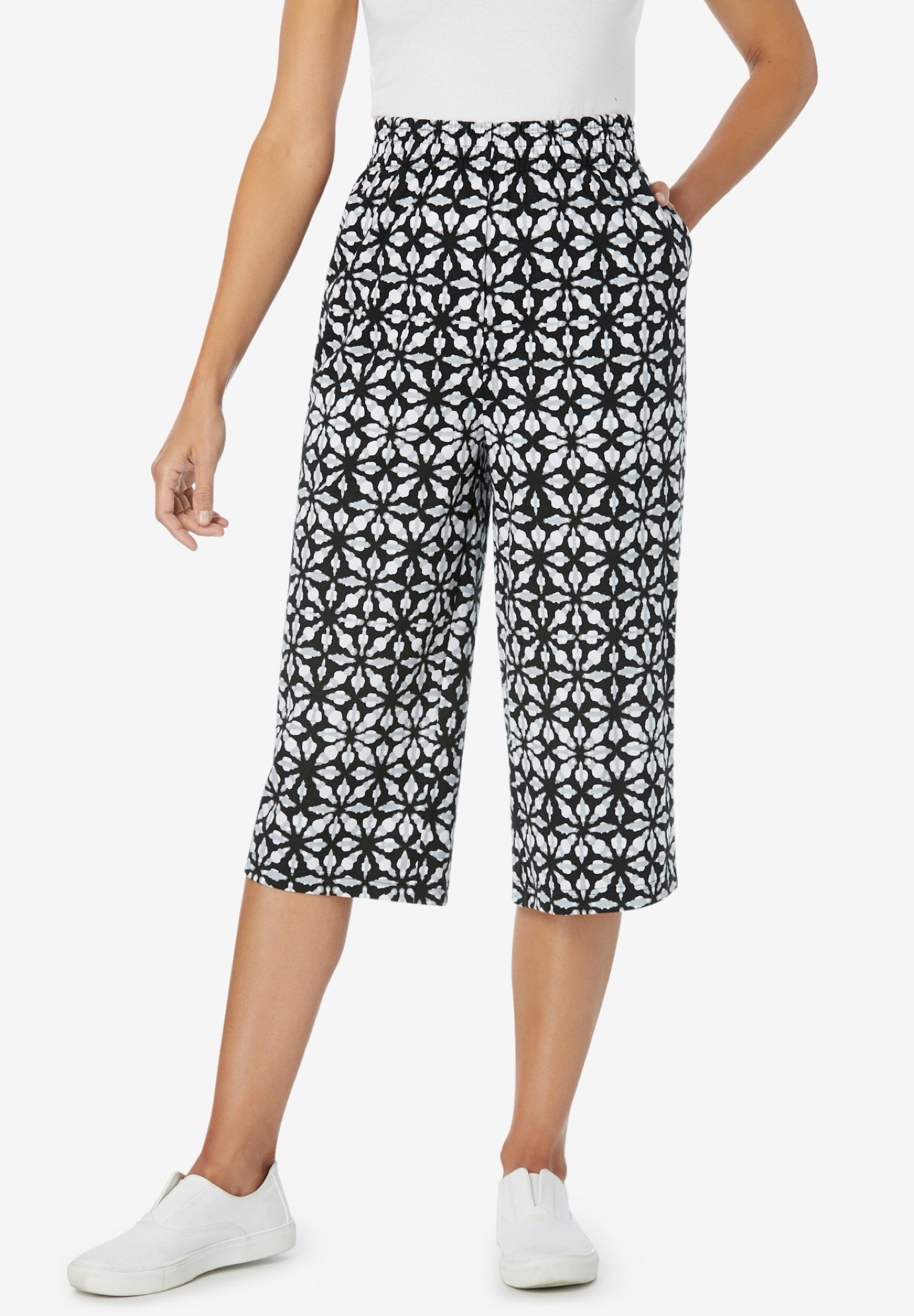 knit capris for ladies