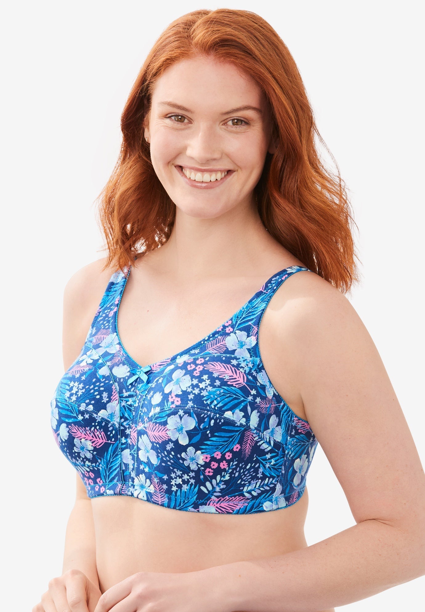 Cotton Wireless Bra by Comfort Choice® Plus SizeWireless Bras