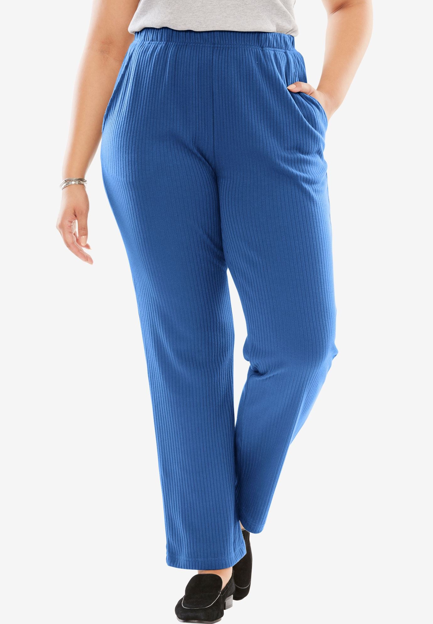 off white straight leg pants
