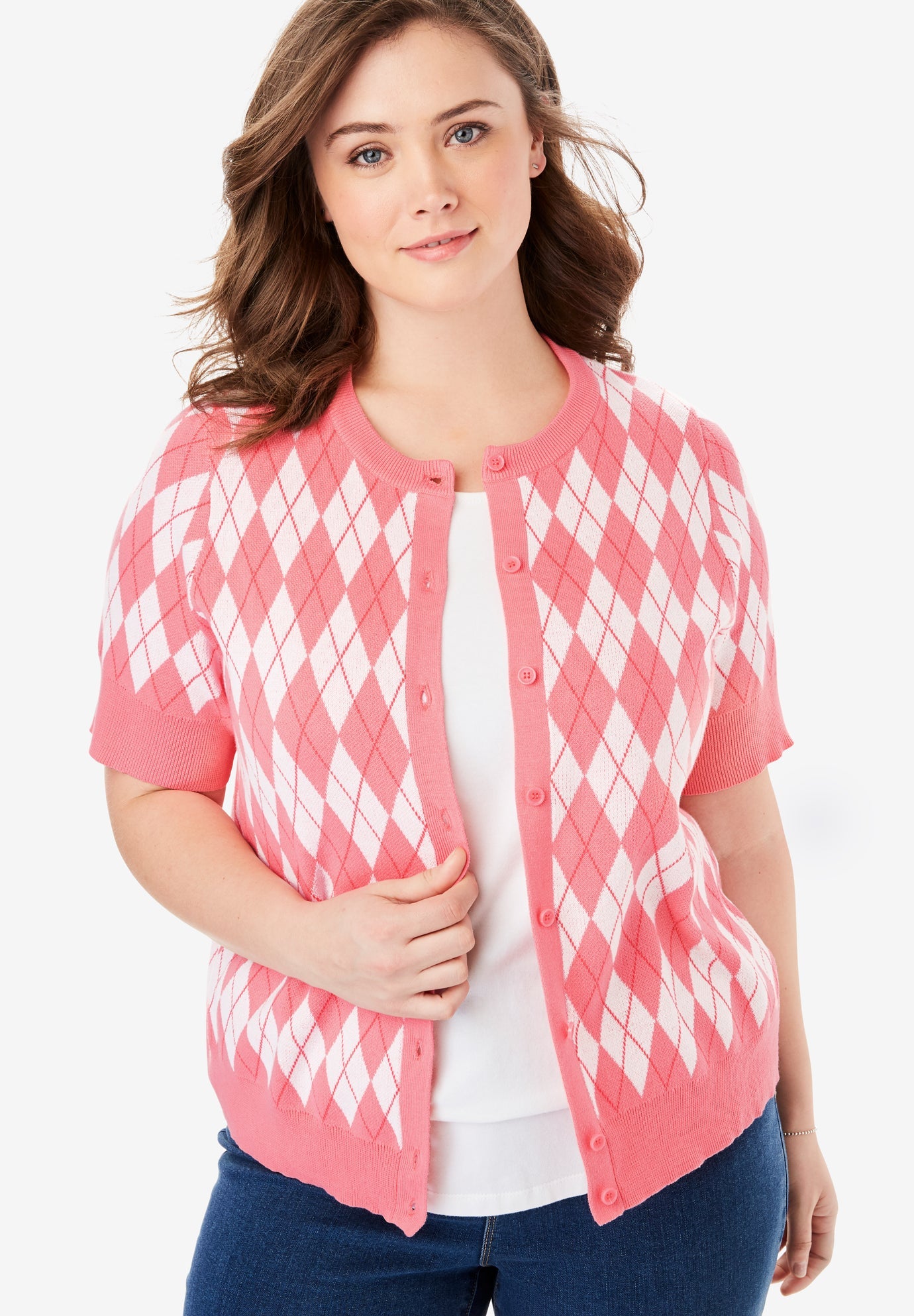 Perfect ElbowLength Sleeve Cardigan Plus Size Sweaters & Cardigans