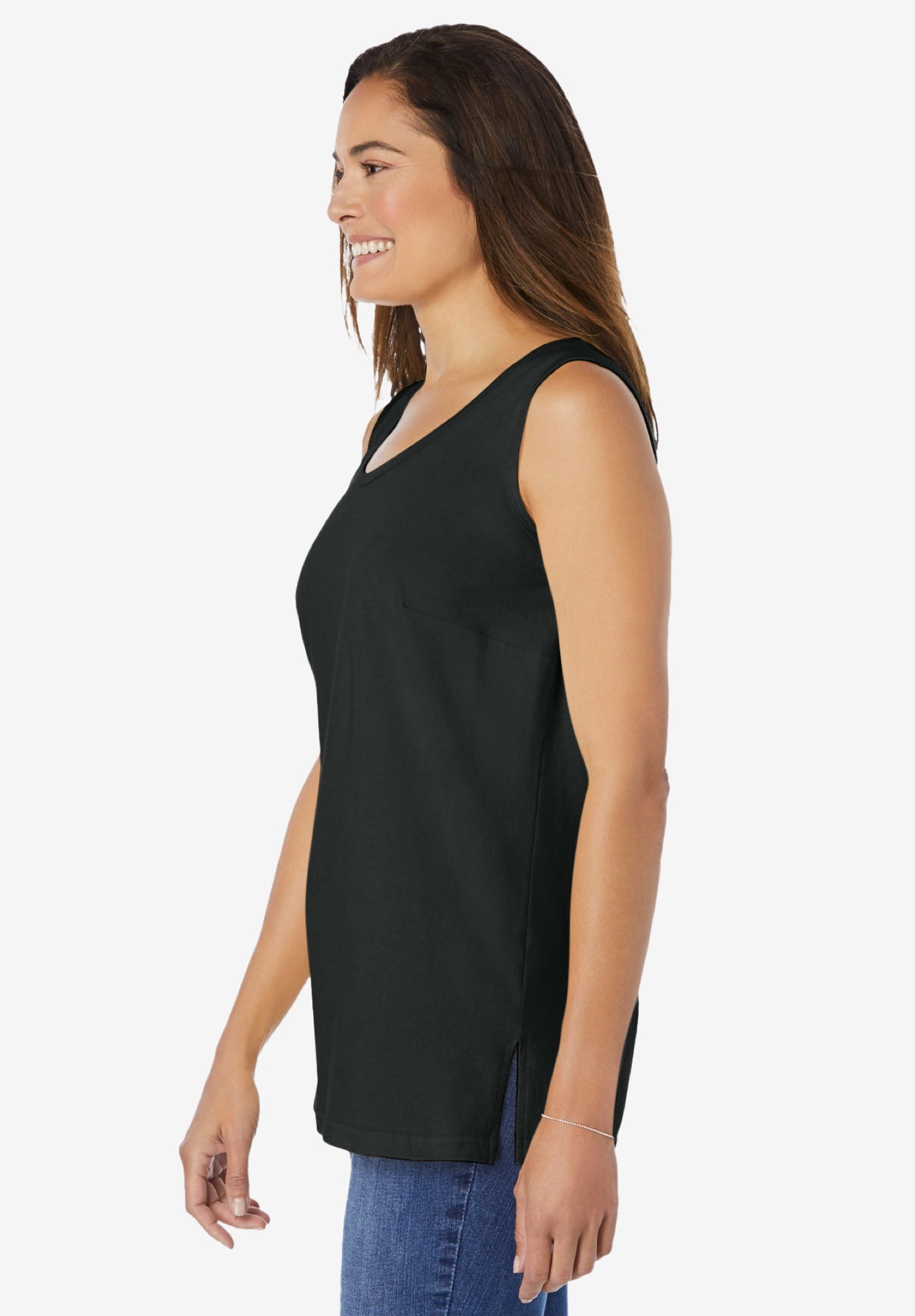 Perfect Scoop-Neck Tank | Fullbeauty Outlet