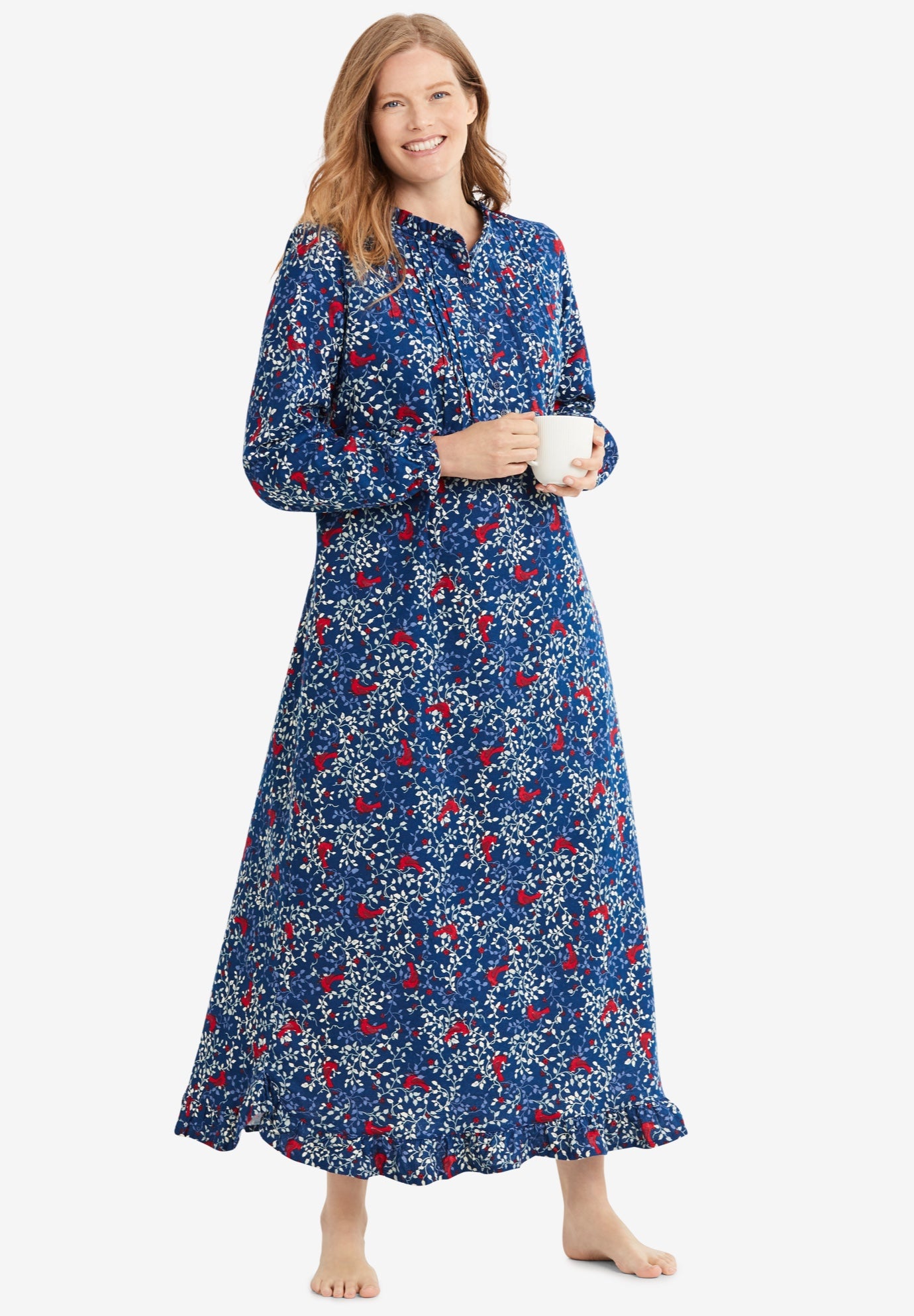 Plus size flannel night gowns clearance