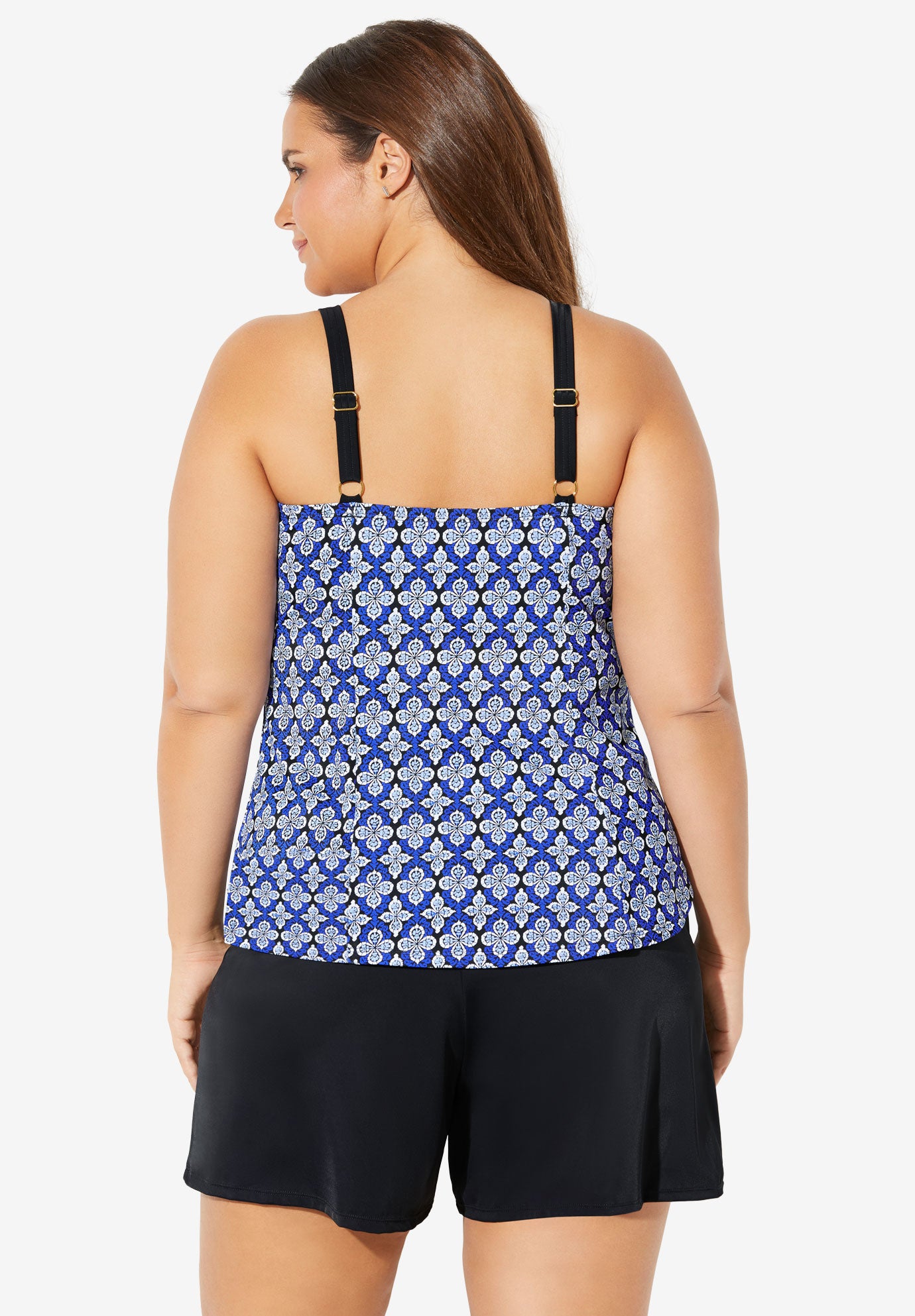 ZipFront Tankini Top by Fit 4 U® Fullbeauty