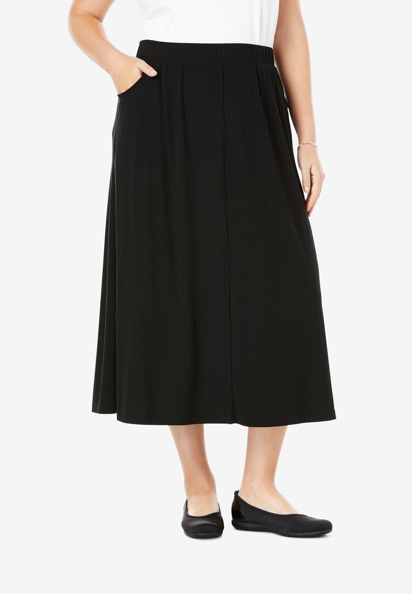 elastic waist maxi