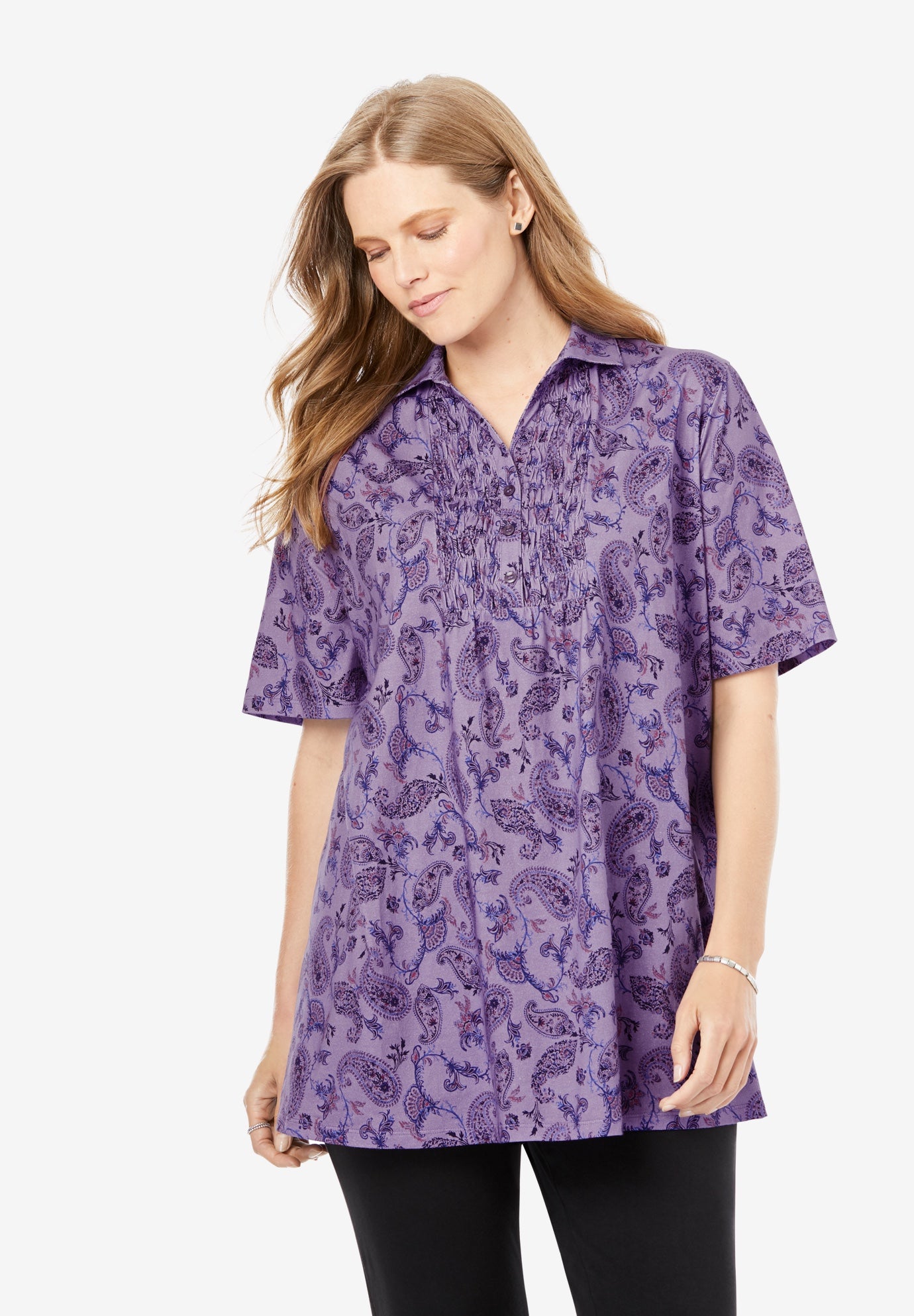 girls smocked shirt