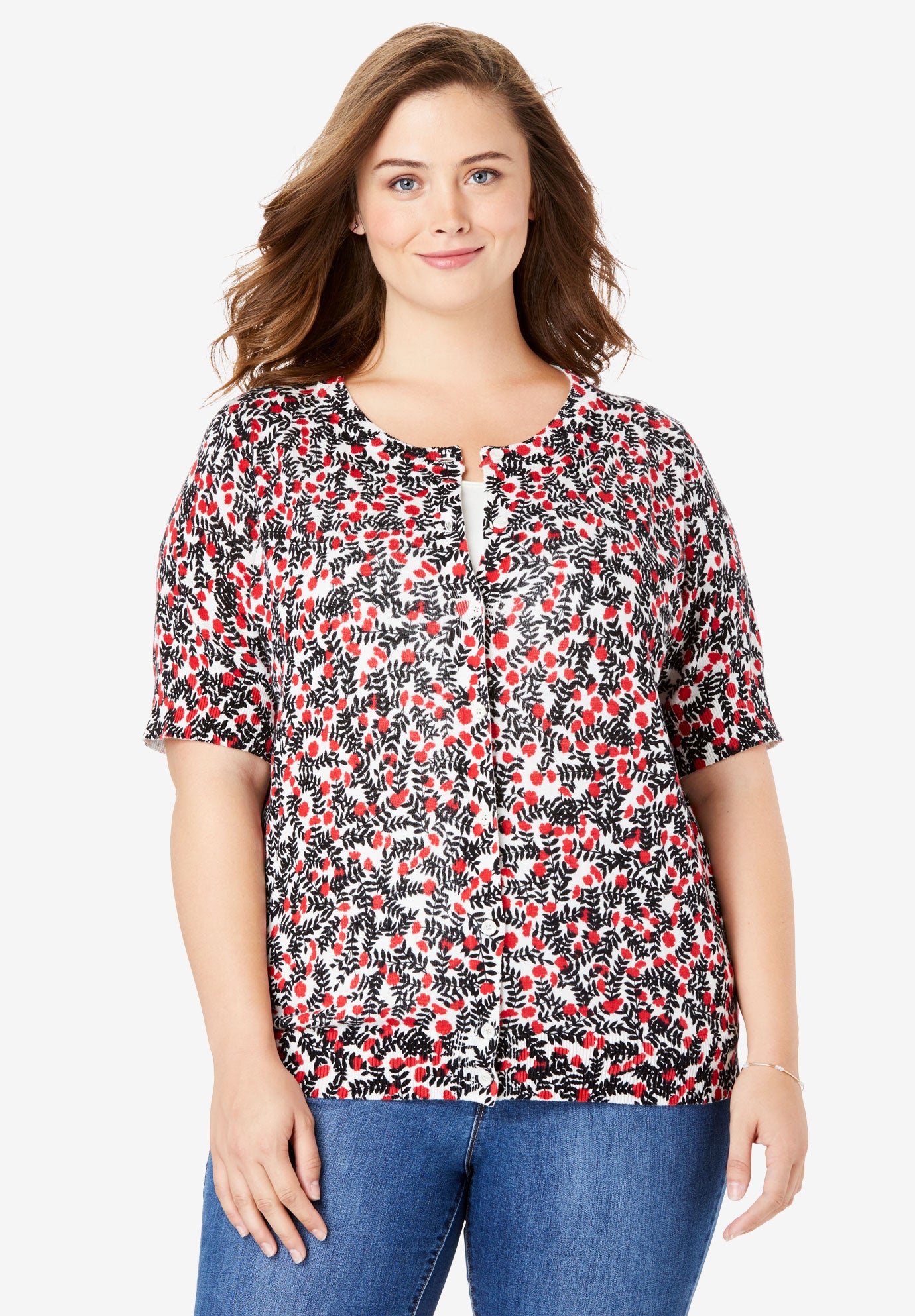 Perfect ElbowLength Sleeve Cardigan Fullbeauty