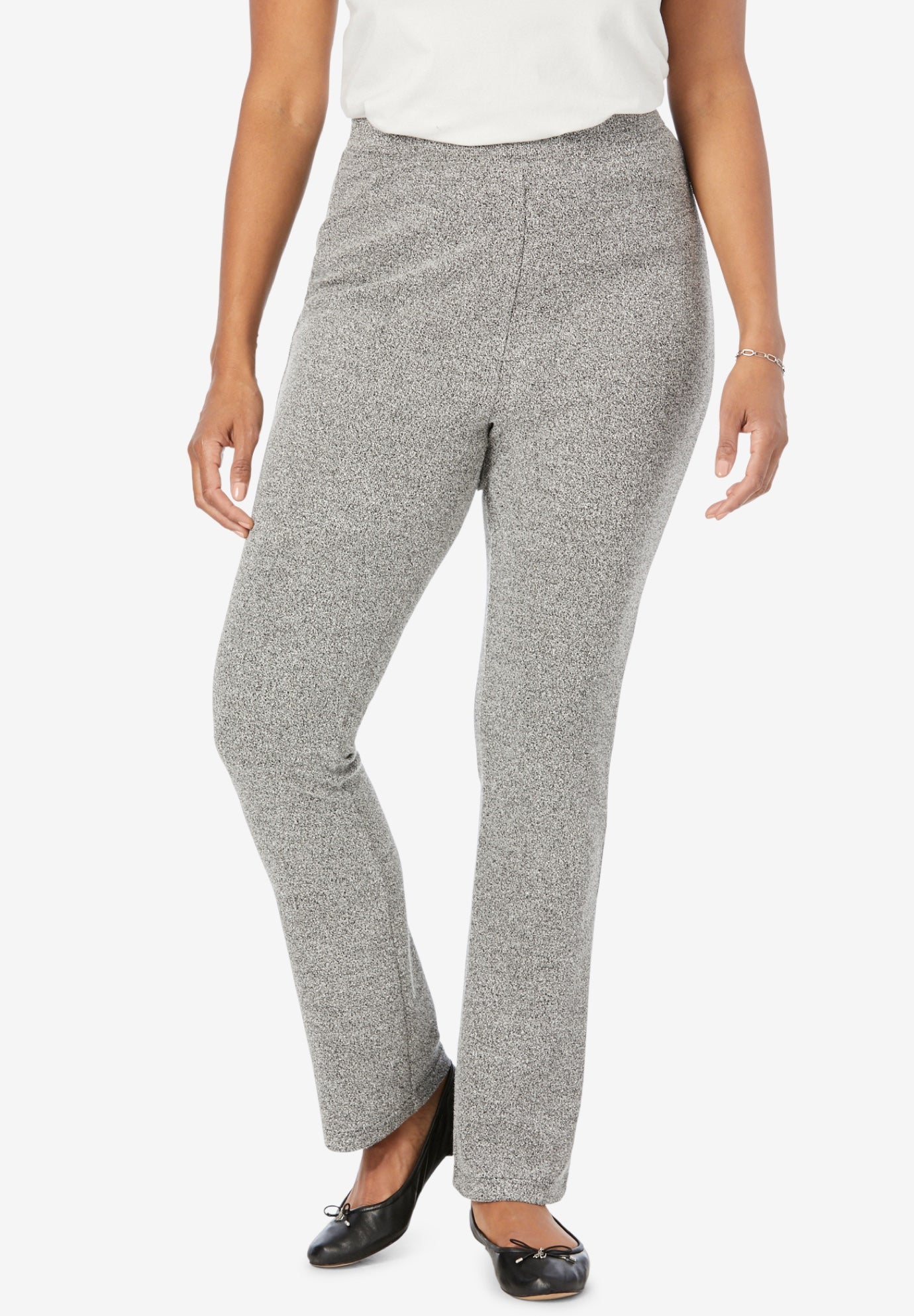 Bootcut Ponte Stretch Knit Pant Fullbeauty Outlet