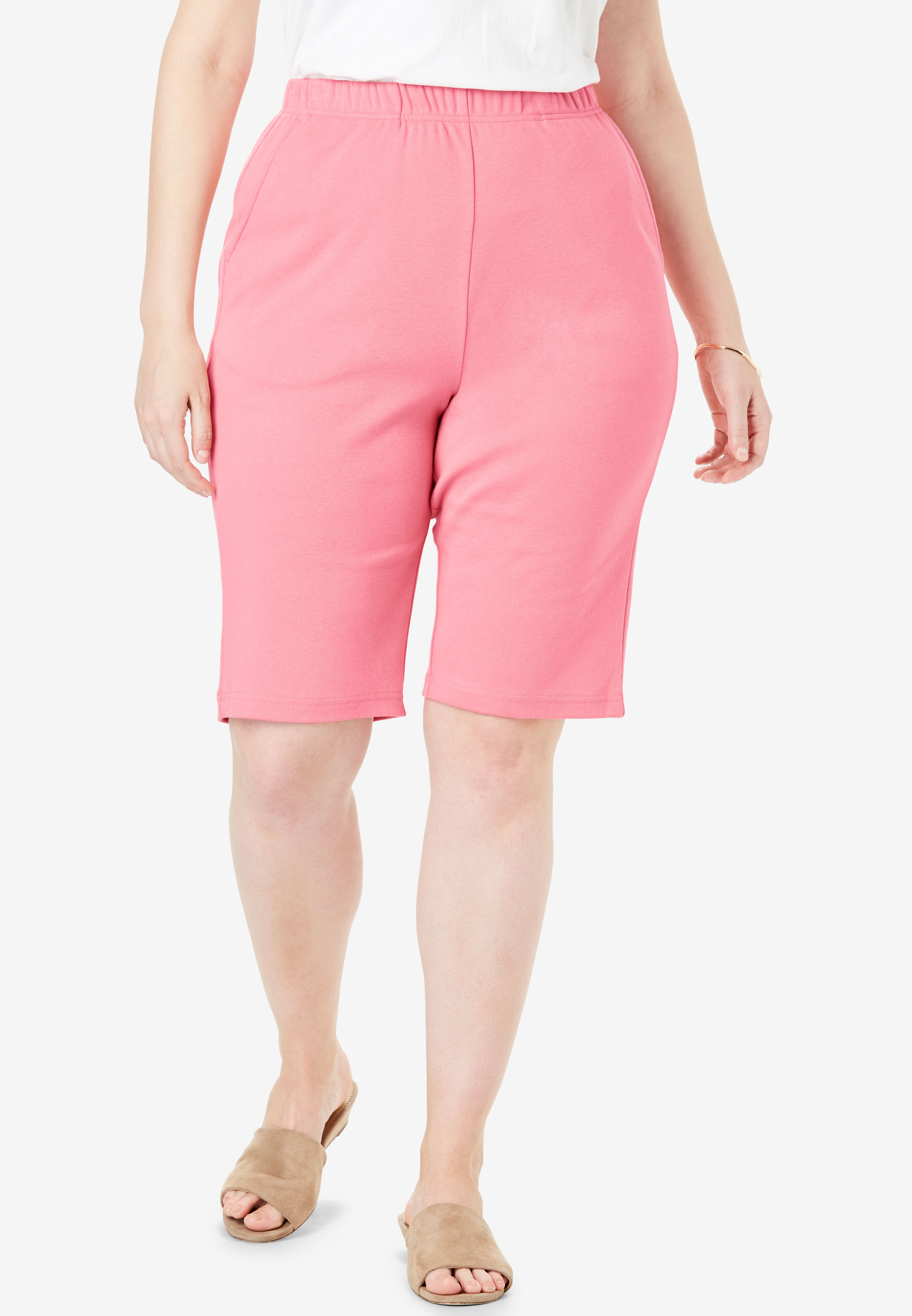 7Day Knit Bermuda Shorts Plus Size Shorts & Capris Full Beauty