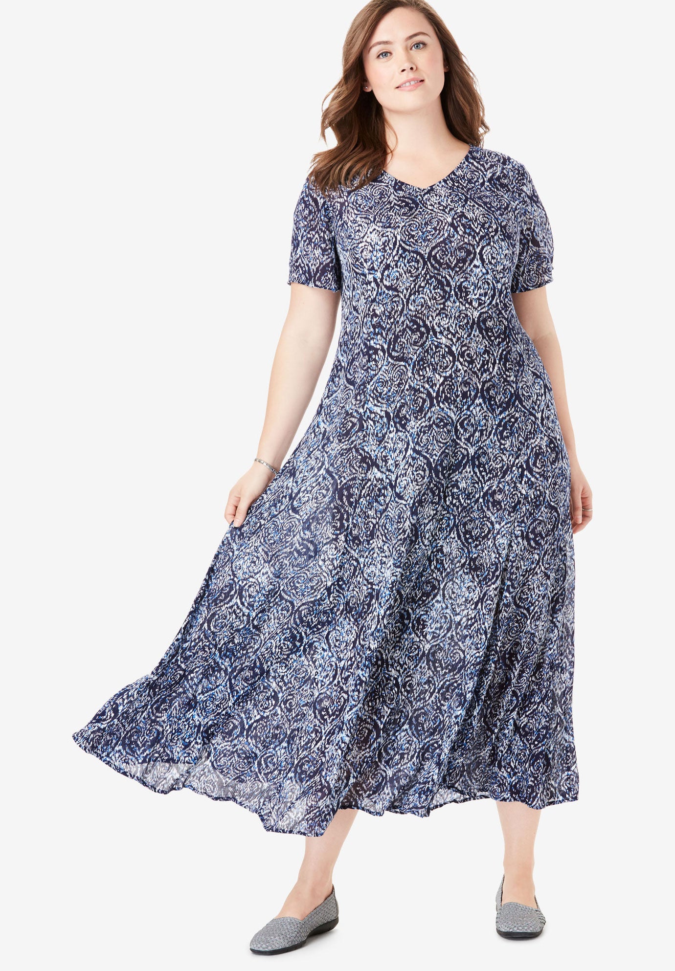 Crinkle Dress Plus Size Casual Dresses Fullbeauty