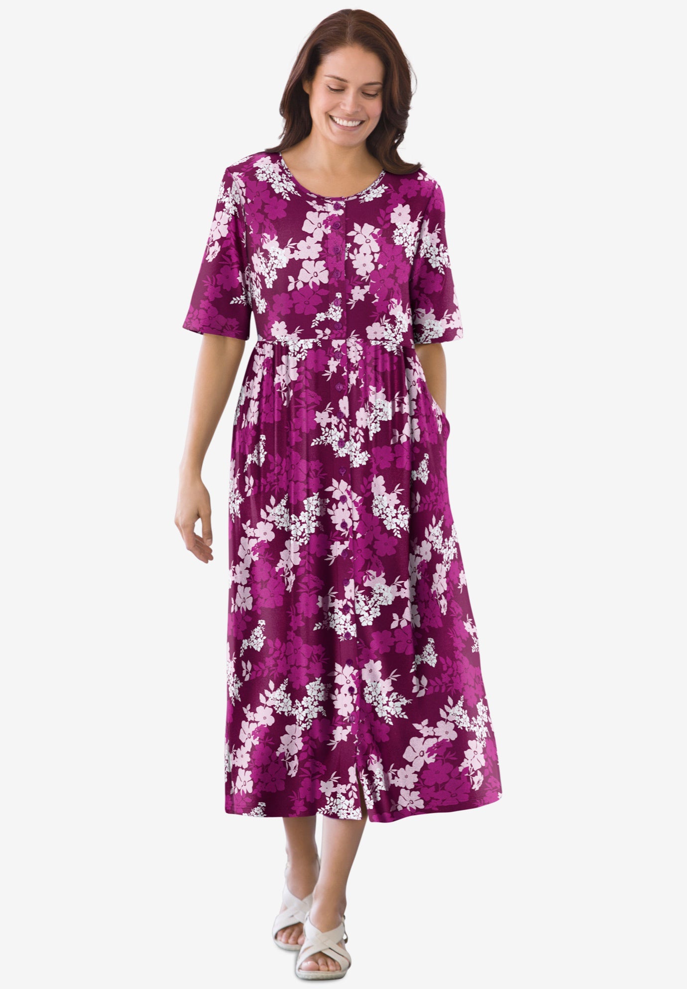 ButtonFront Essential Dress Fullbeauty Outlet