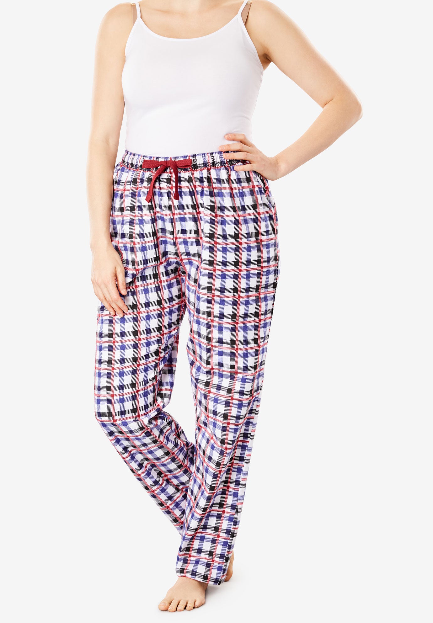 pleated flannel pants