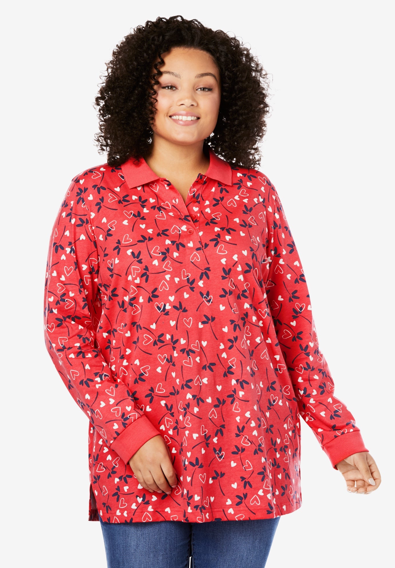 tunic polo shirt
