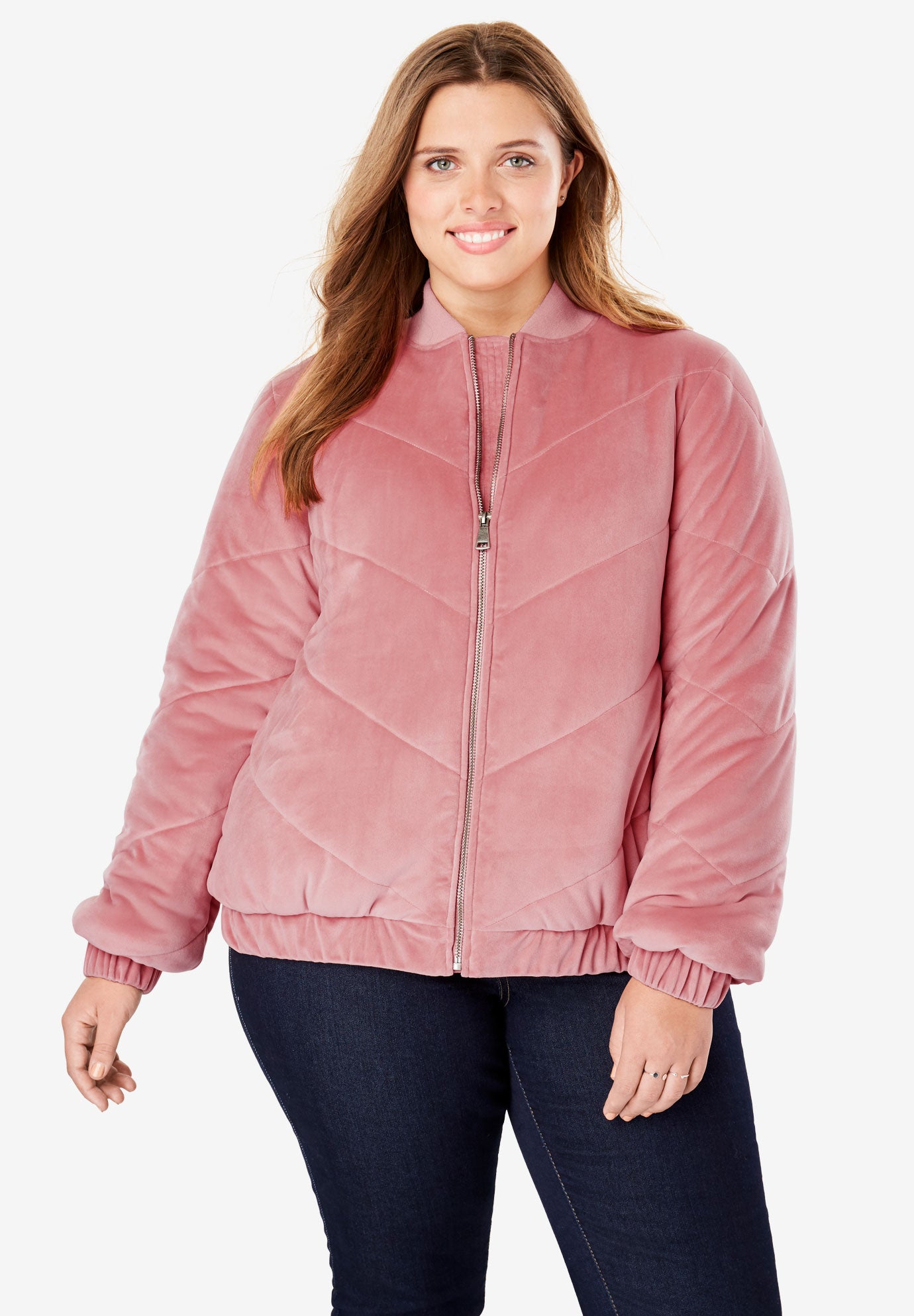 brouel chevron puffer jacket