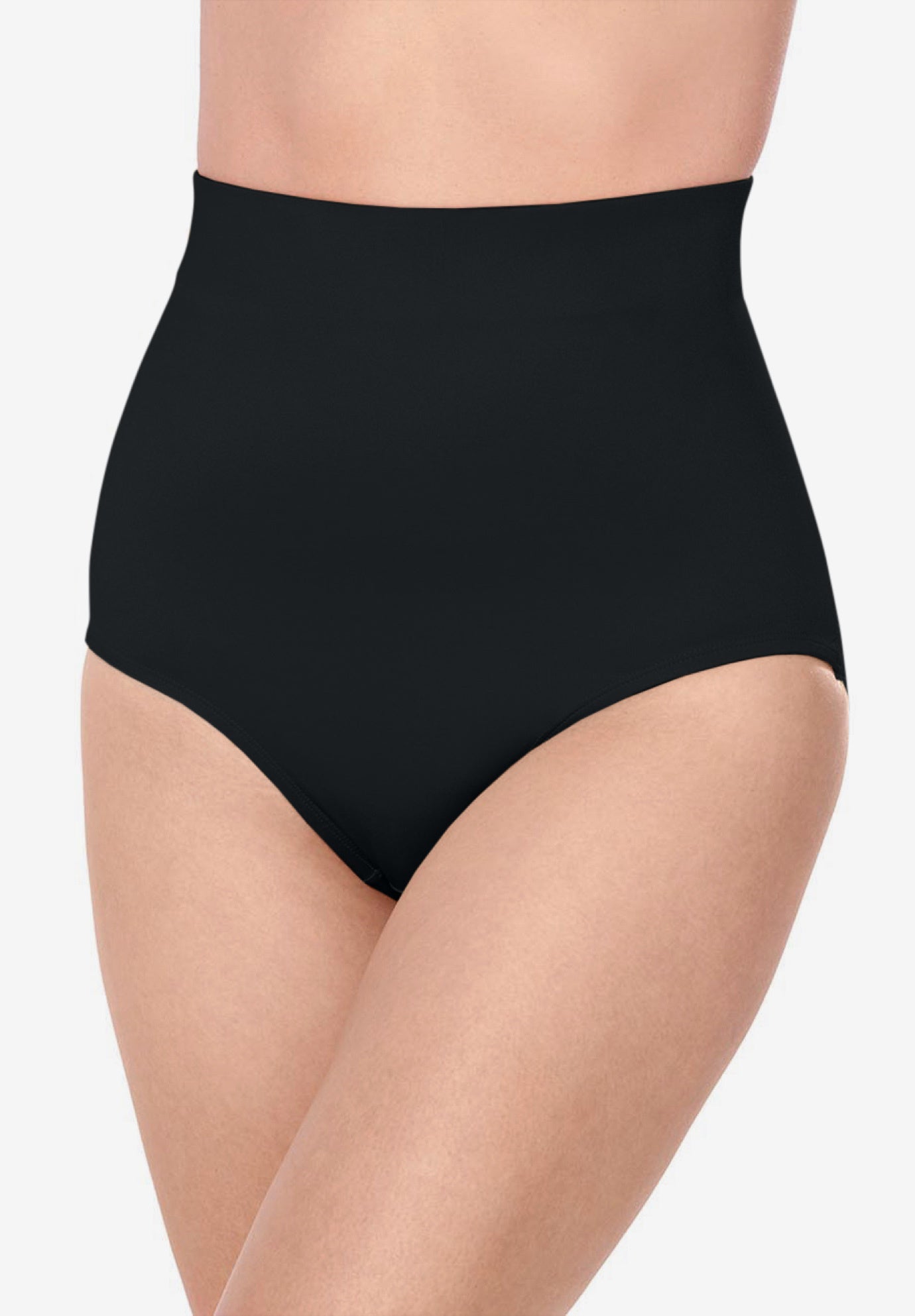 High waist shaping brief by Secret Solutions® Curvewear Plus Size