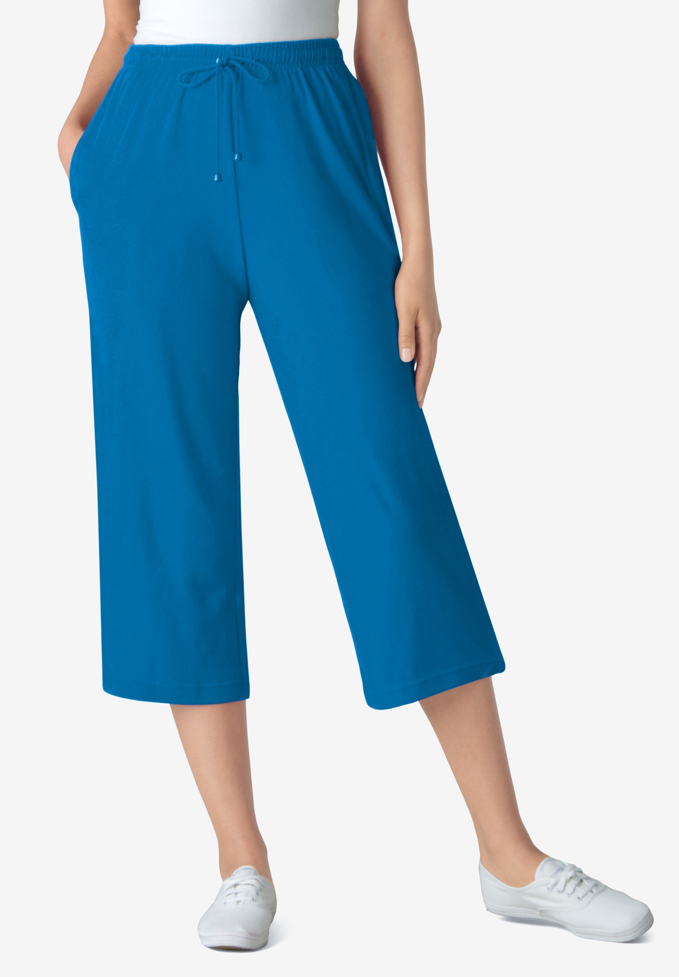 Sport Knit Capri Pant| Plus Size Shorts & Capris | Full Beauty