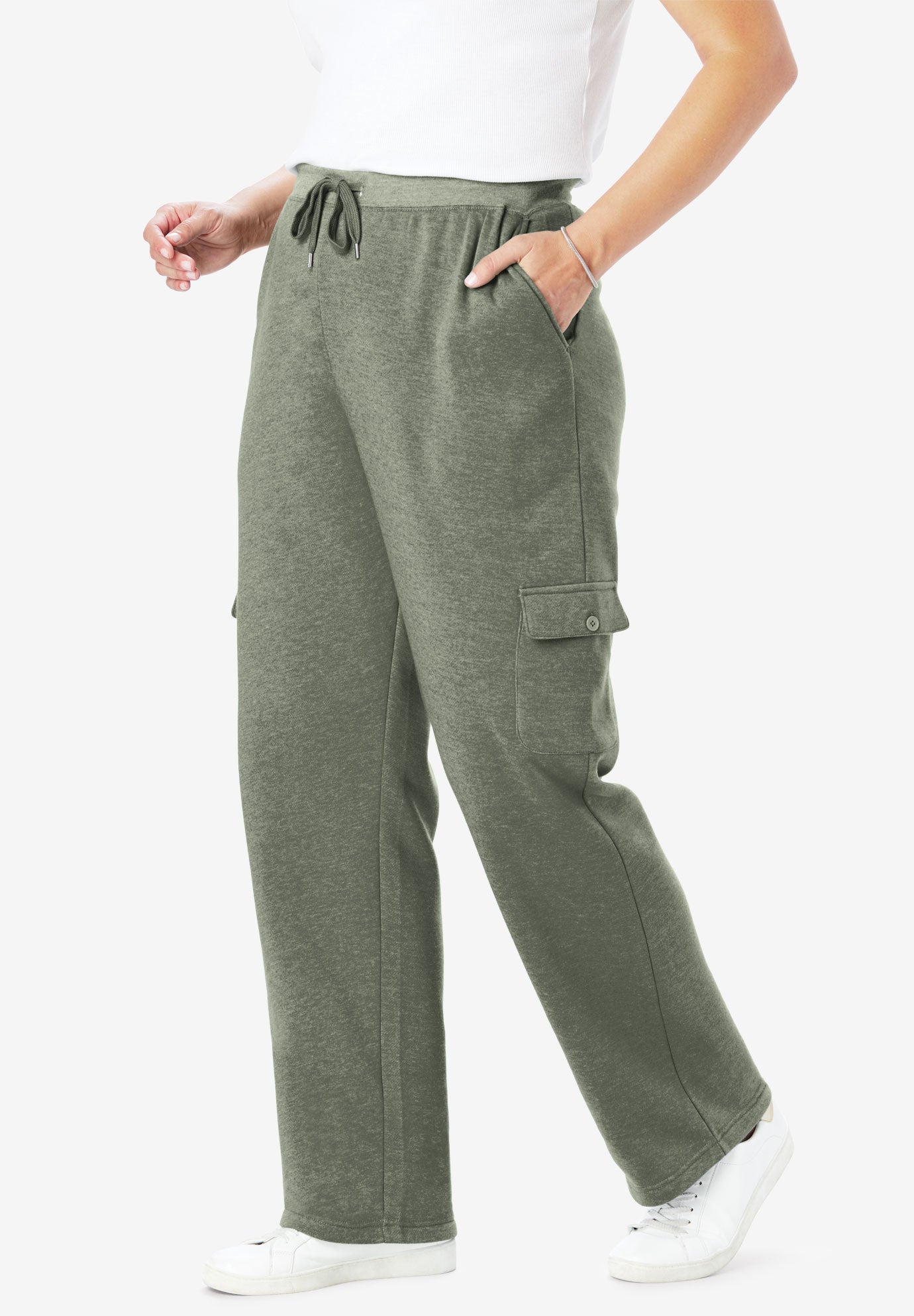 brown cargo sweatpants