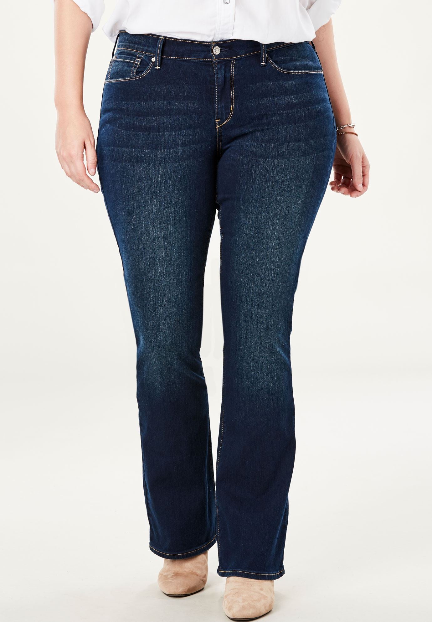 levi strauss signature curvy bootcut jeans