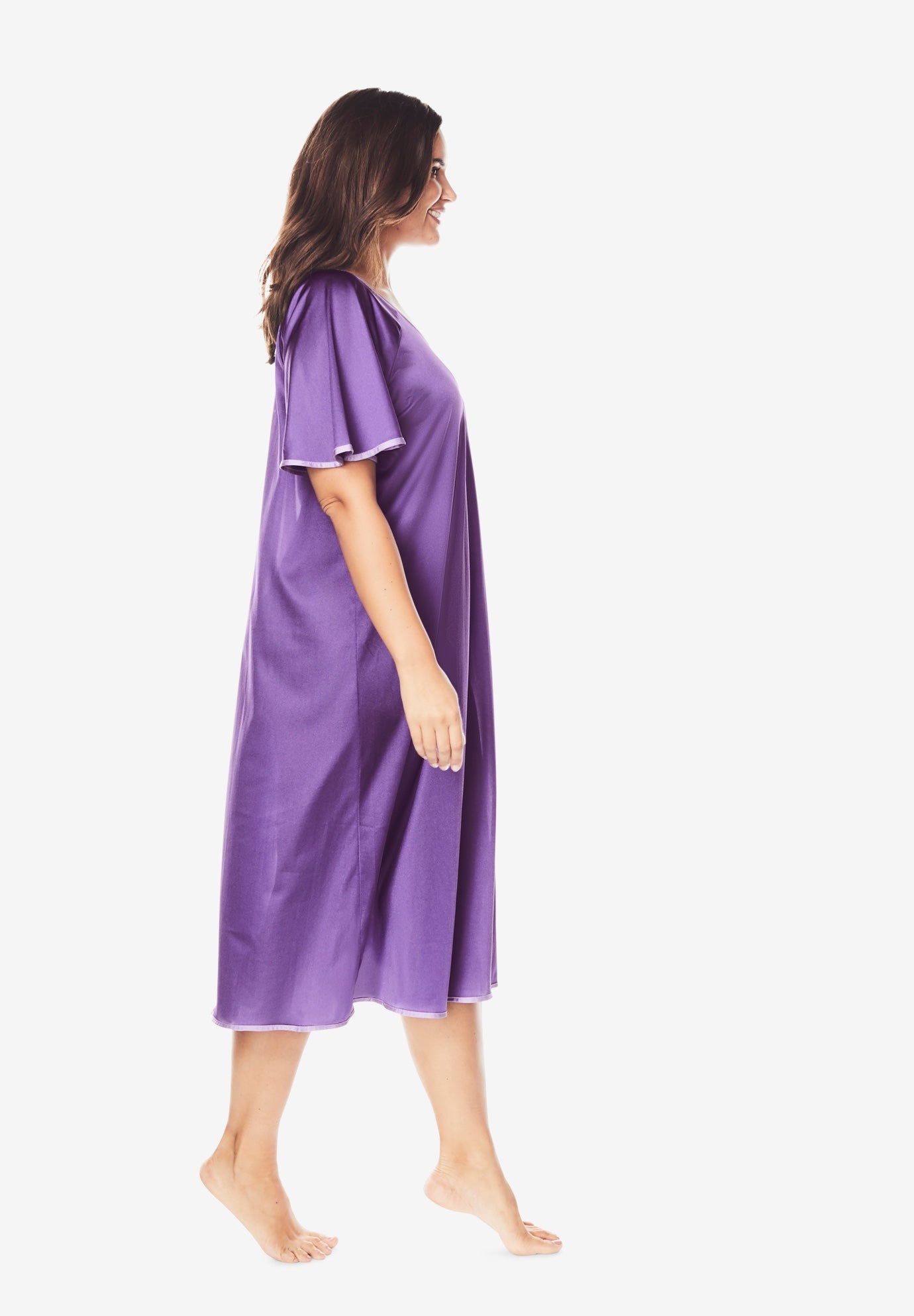silk short gown styles